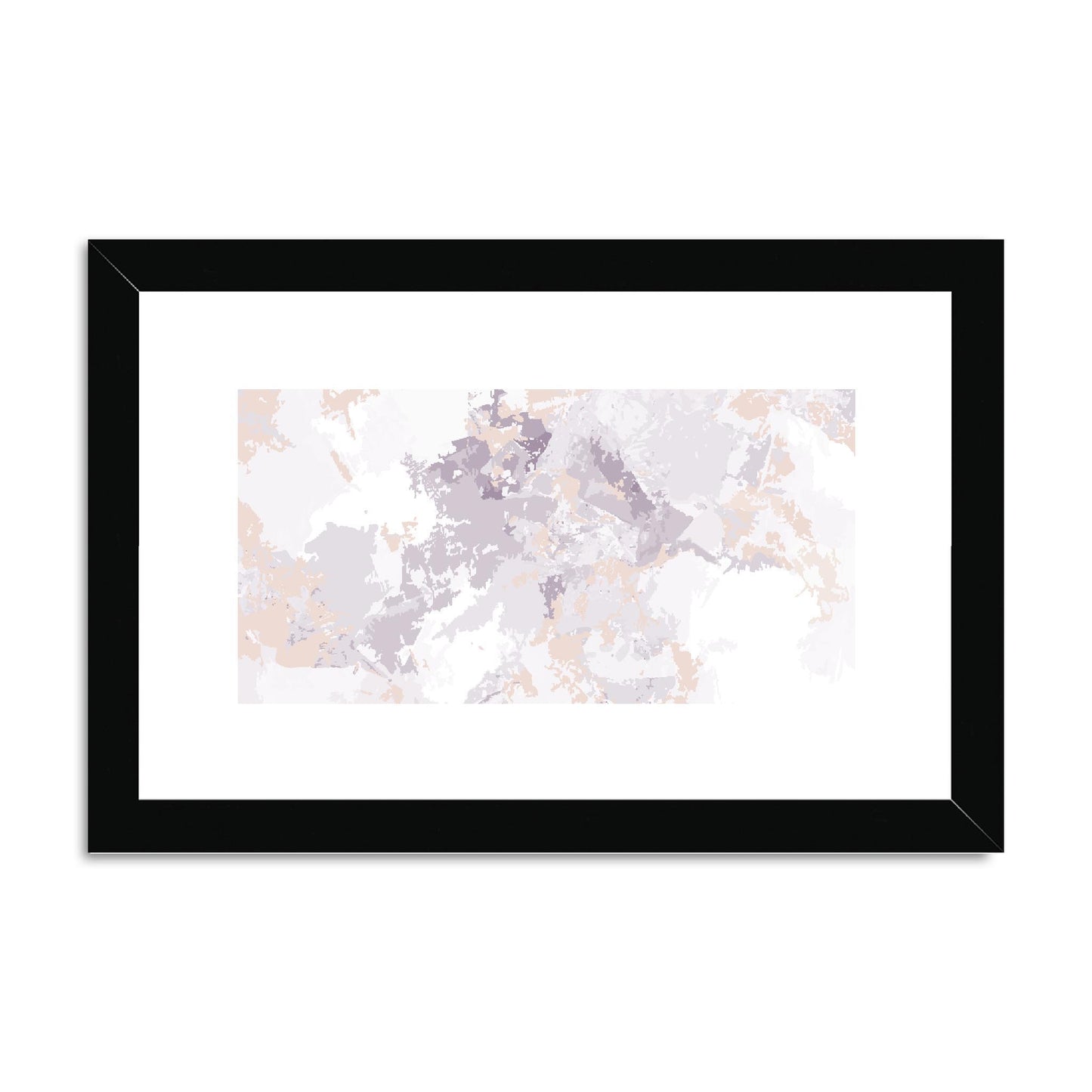 Framed Graphic Art Print, fph-1180-7698, 12"x8", Black Frame
