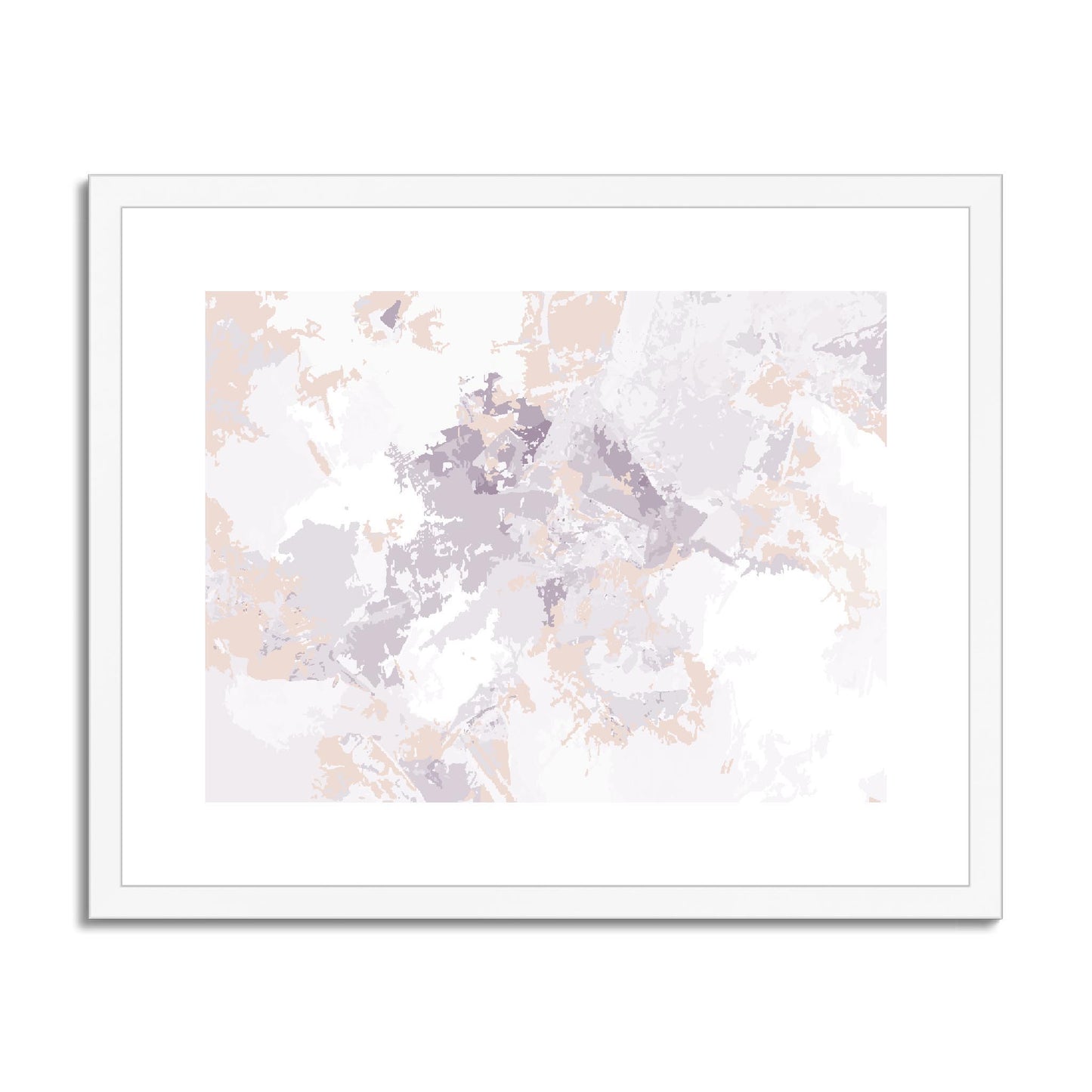 Framed Graphic Art Print, fph-1180-7698, 20"x16", White Frame