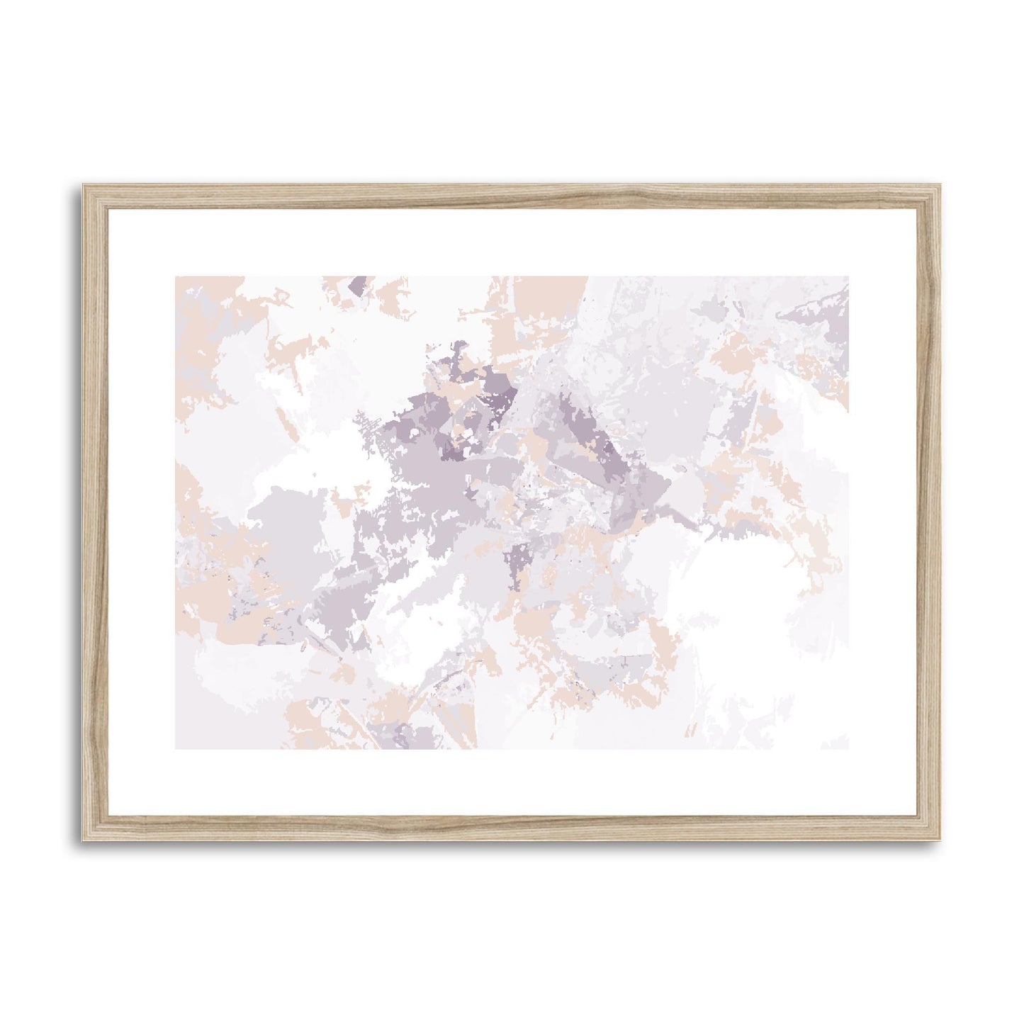 Framed Graphic Art Print, fph-1180-7698, 24"x18", Natural Frame
