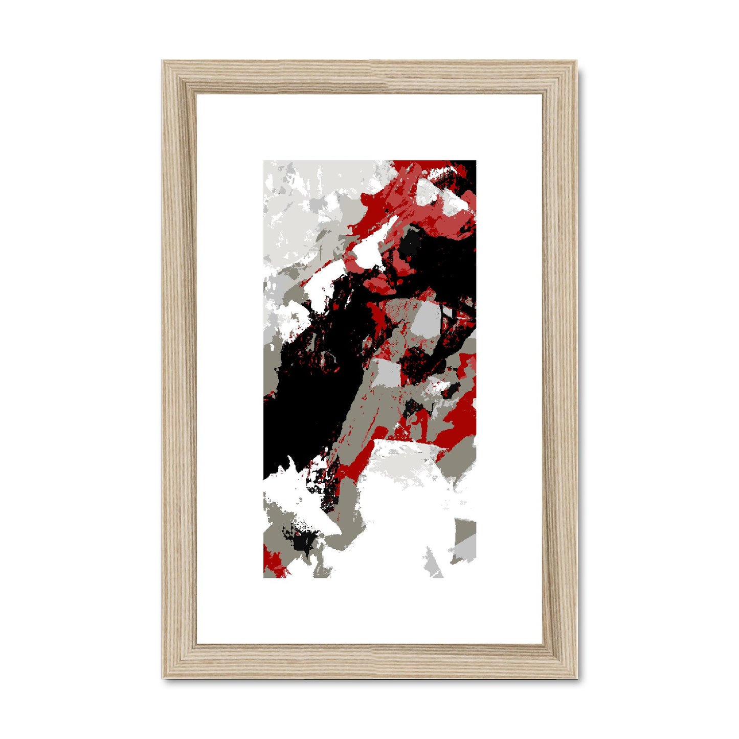 Framed Graphic Art Print, fpv-1190-7688, 8"x12", Natural Frame