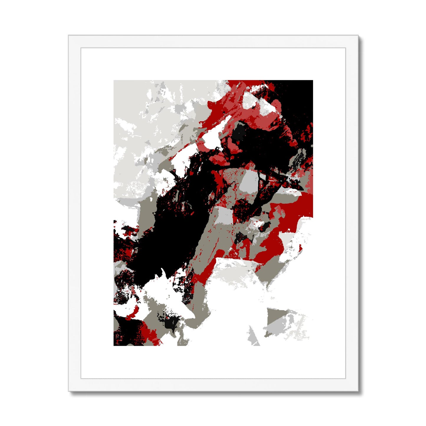 Framed Graphic Art Print, fpv-1190-7688, 16"x20", White Frame