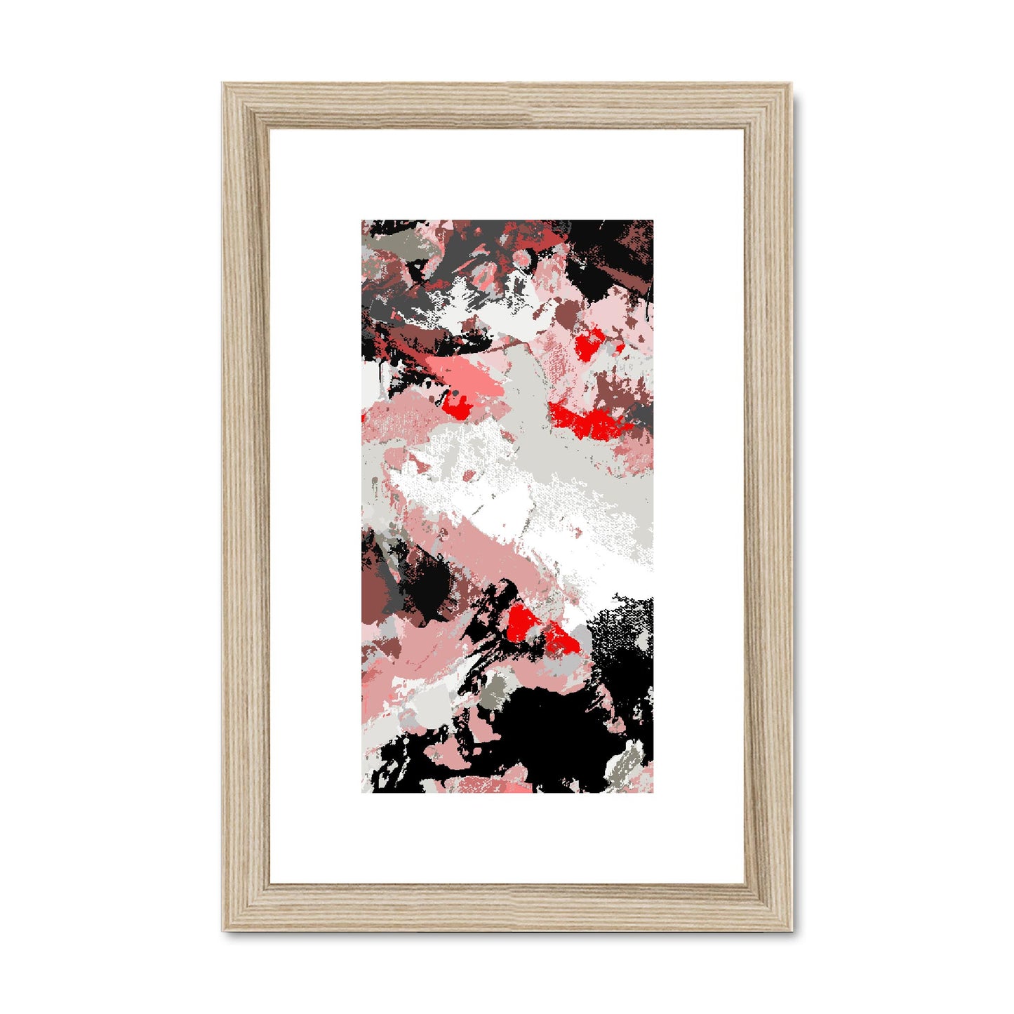 Framed Graphic Art Print, fpv-1190-7689, 8"x12", Natural Frame