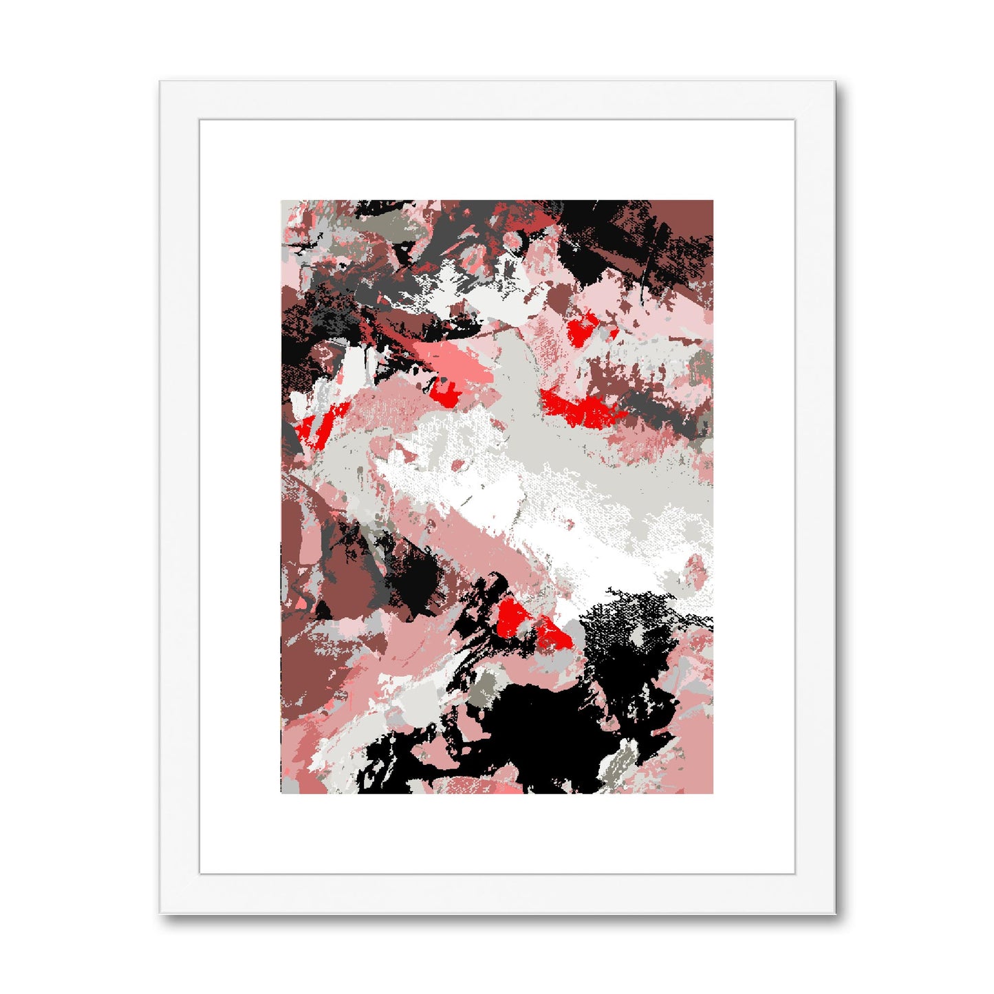 Framed Graphic Art Print, fpv-1190-7689, 11"x14", White Frame