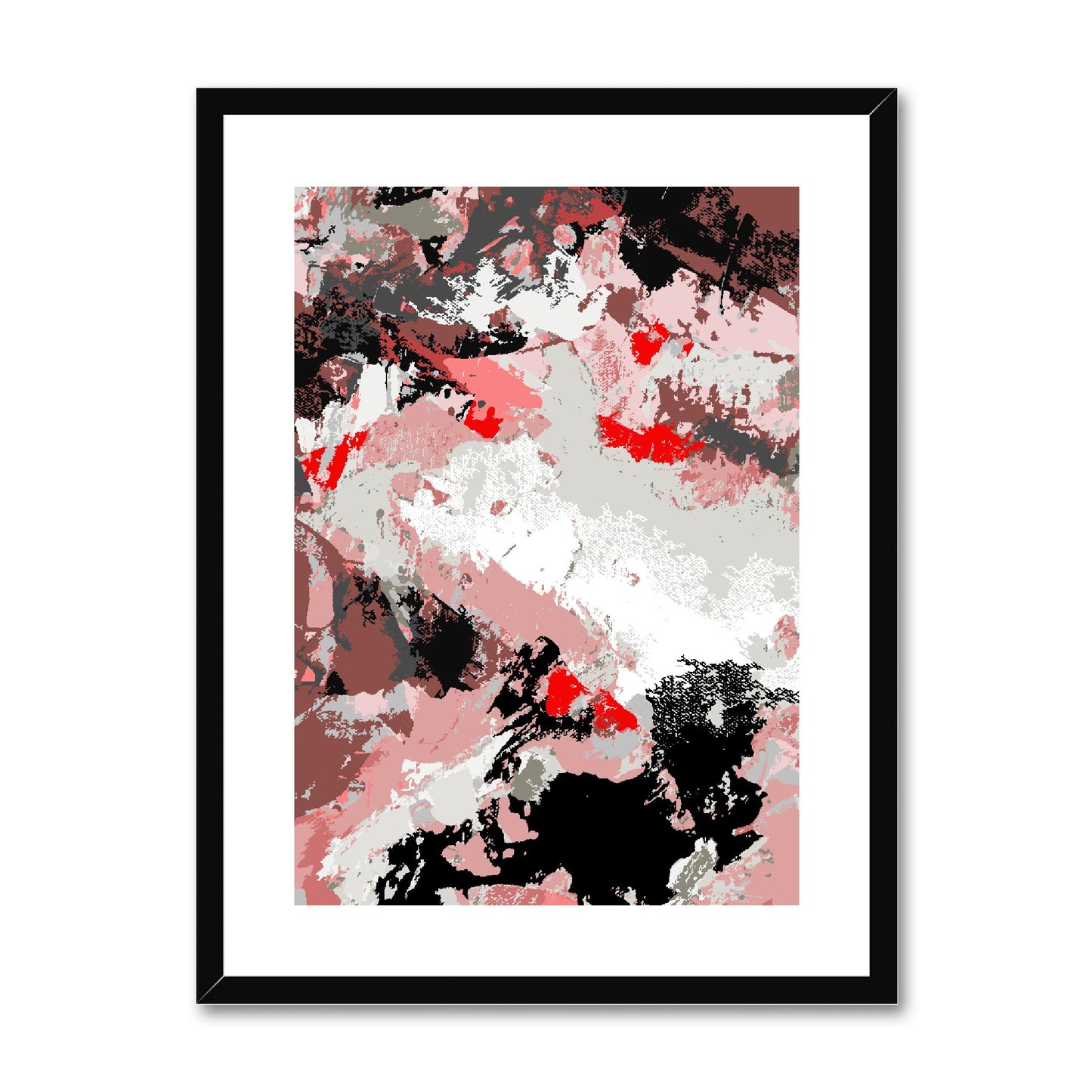 Framed Graphic Art Print, fpv-1190-7689, 18"x24", Black Frame