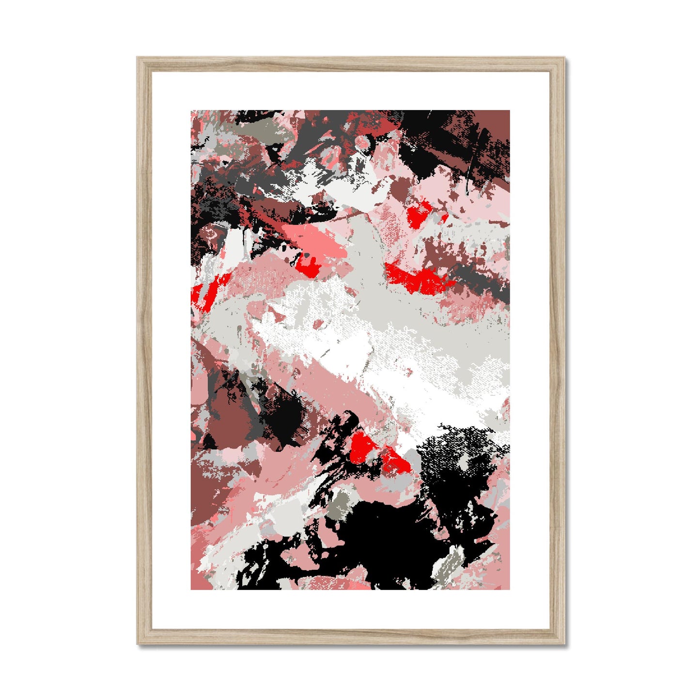 Framed Graphic Art Print, fpv-1190-7689, 20"x28", Natural Frame