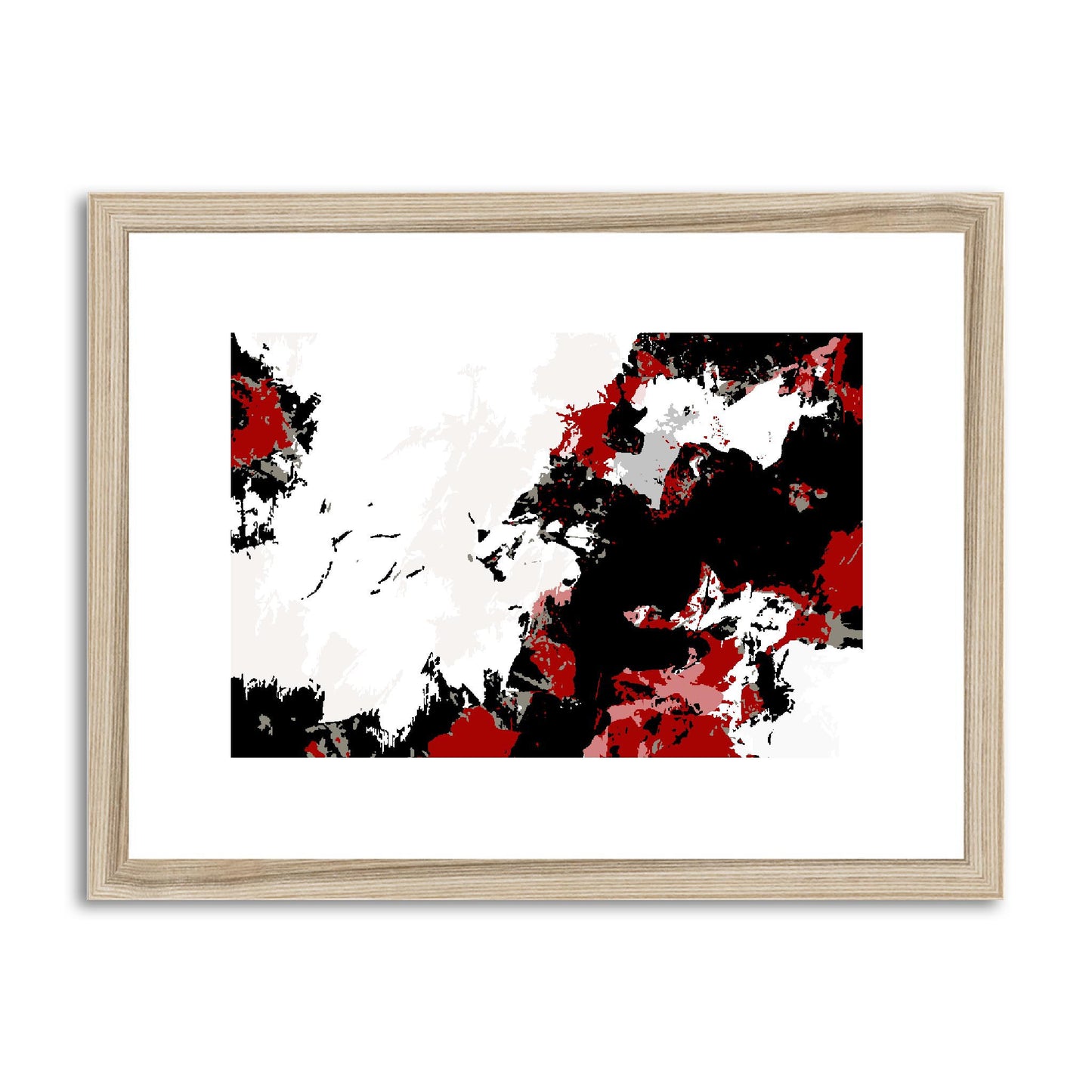 Framed Graphic Art Print, fph-1190-7696, 16"x12", Natural Frame