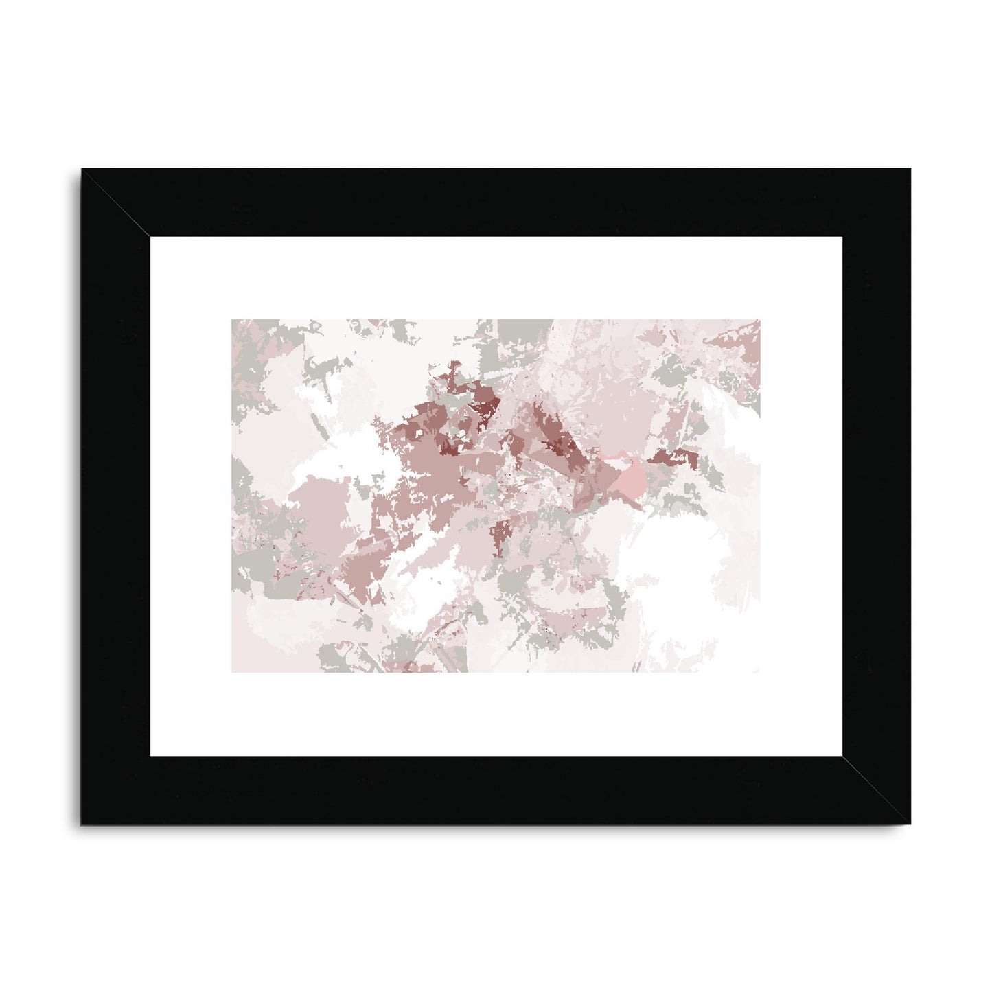 Framed Graphic Art Print, fph-1193-7698, 8"x6", Black Frame