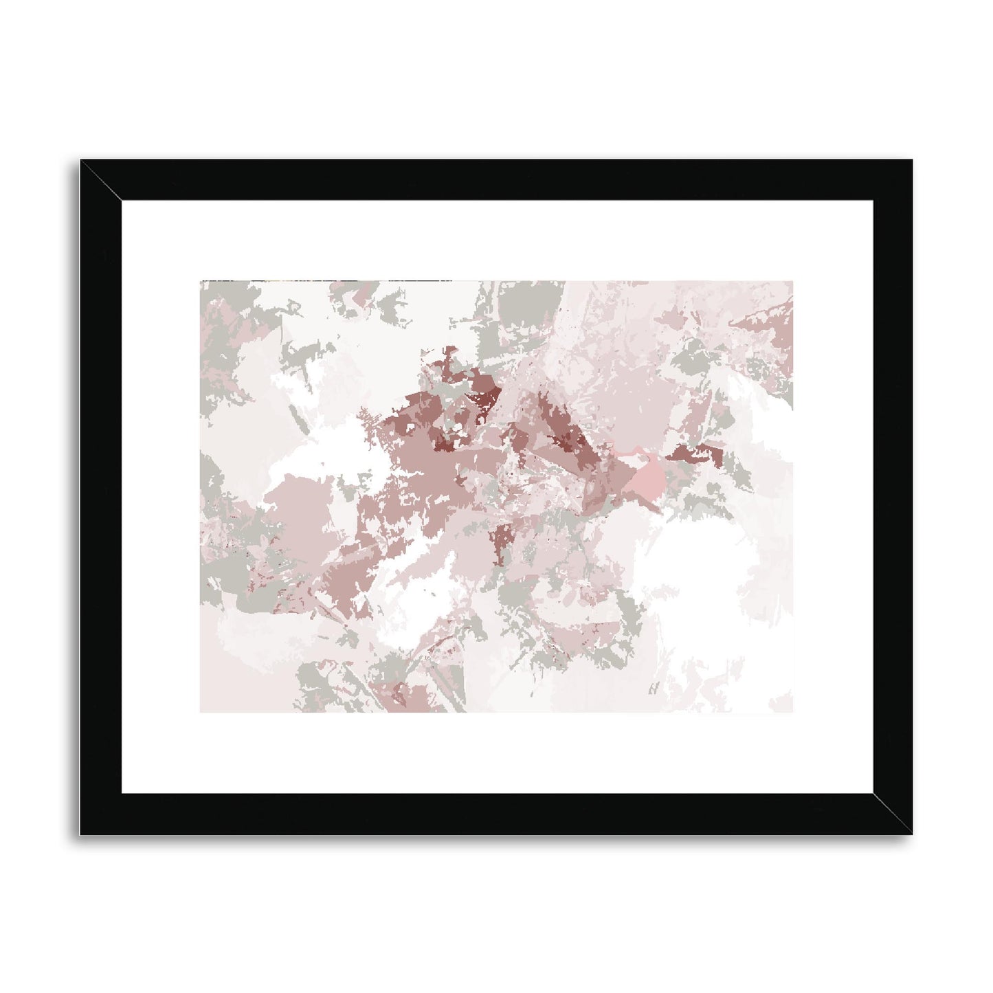 Framed Graphic Art Print, fph-1193-7698, 14"x11", Black Frame