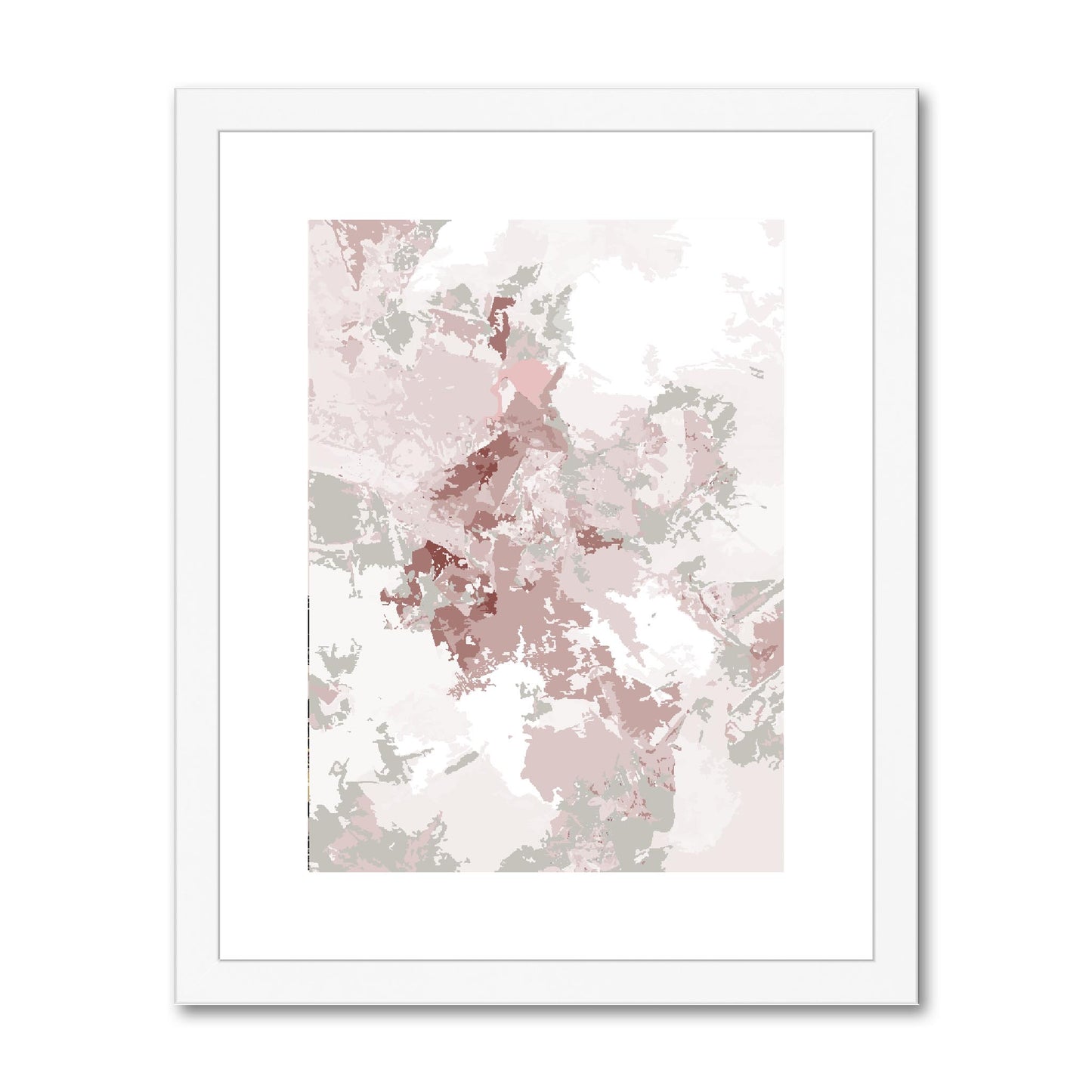 Framed Graphic Art Print, fpv-1193-7698, 11"x14", White Frame
