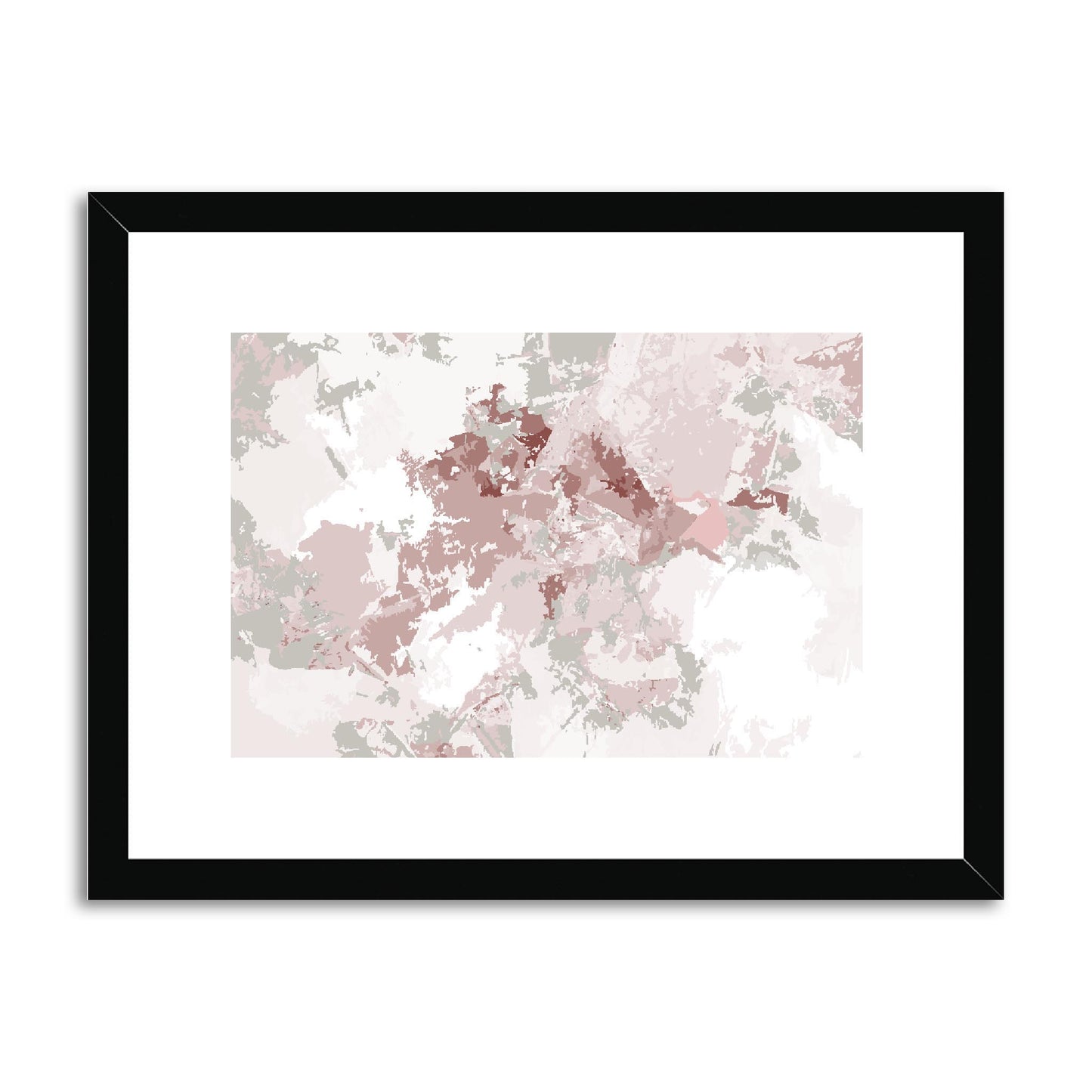 Framed Graphic Art Print, fph-1193-7698, 16"x12", Black Frame