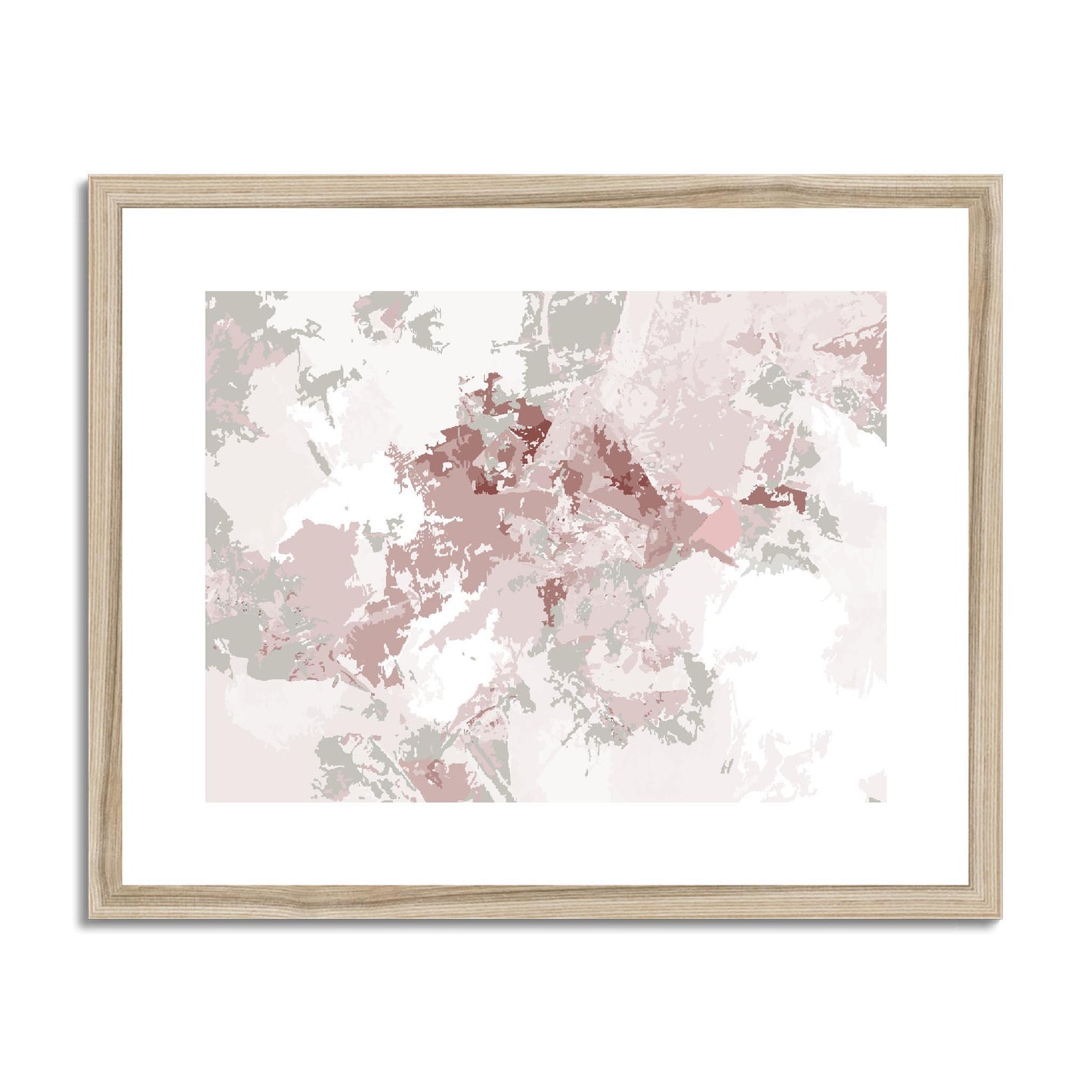 Framed Graphic Art Print, fph-1193-7698, 20"x16", Natural Frame