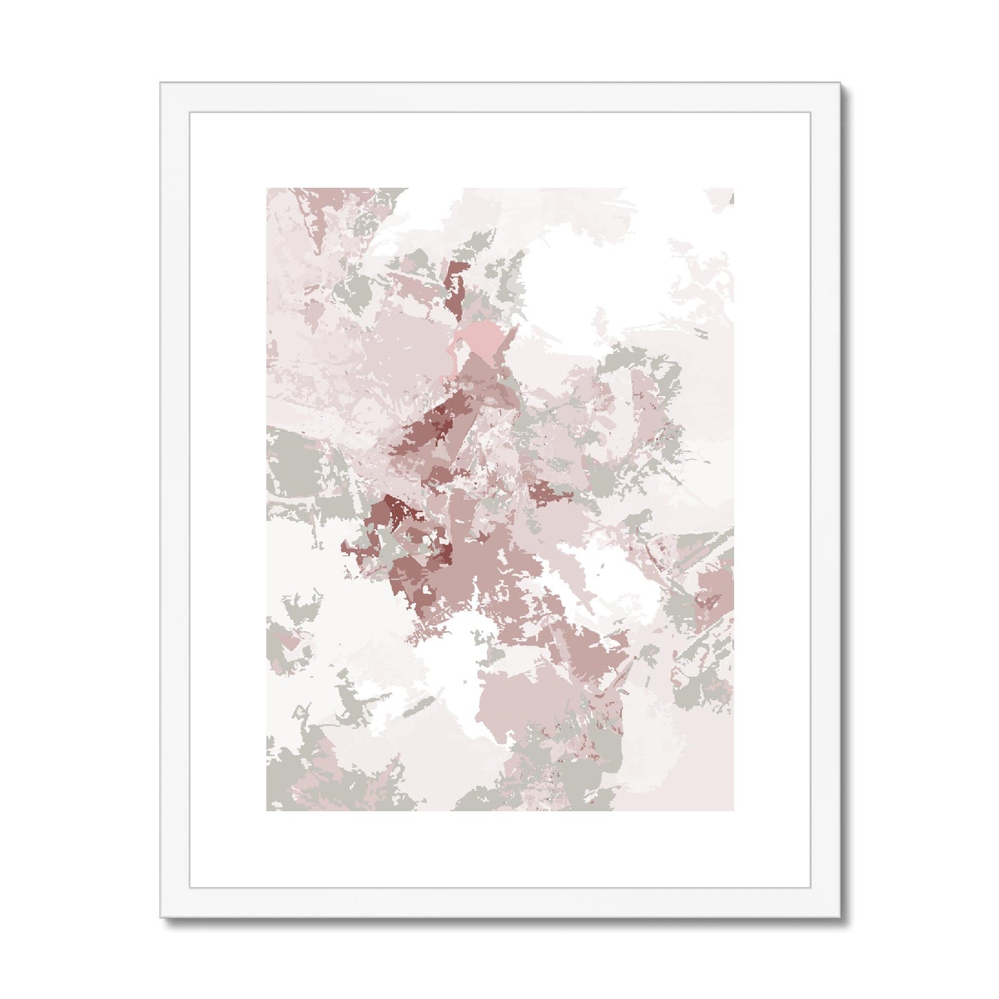 Framed Graphic Art Print, fpv-1193-7698, 16"x20", White Frame