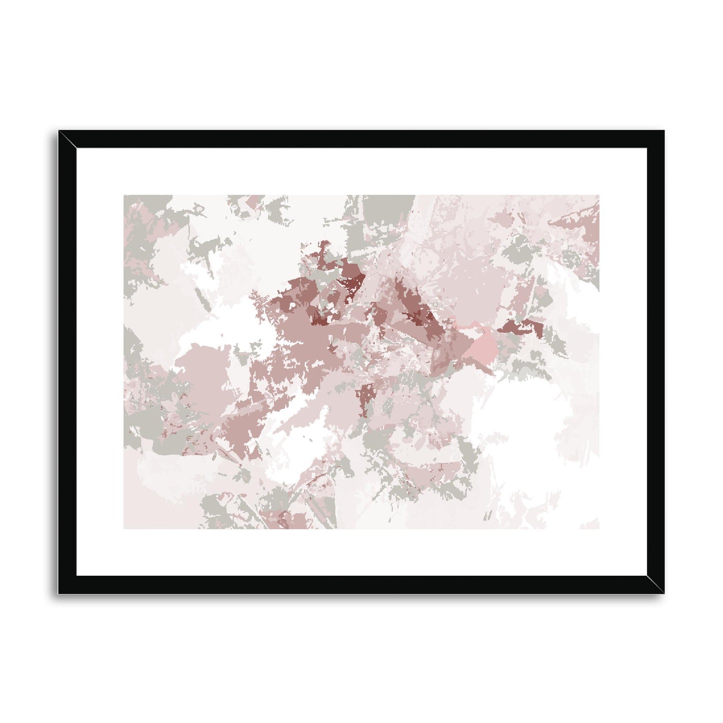 Framed Graphic Art Print, fph-1193-7698, 24"x18", Black Frame