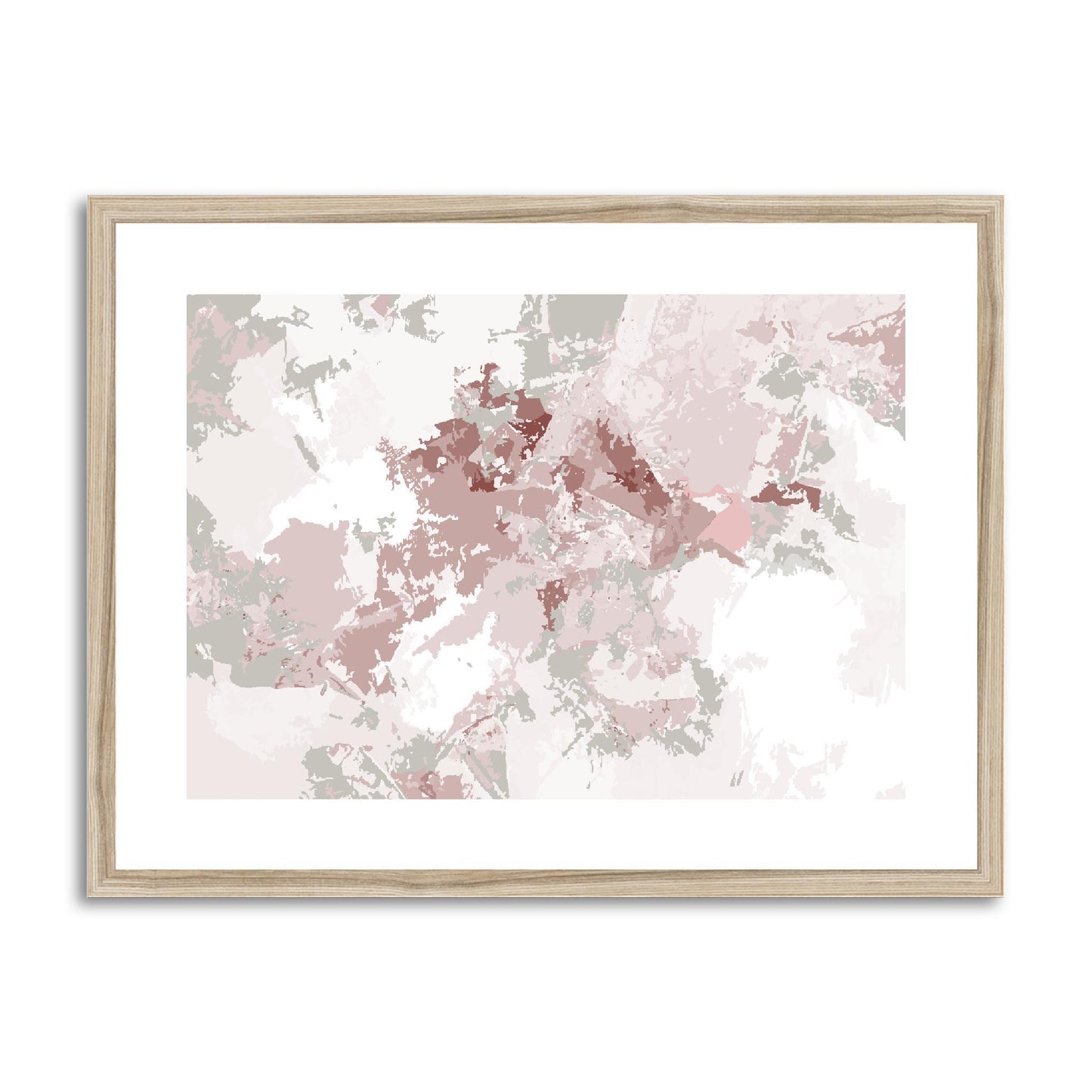 Framed Graphic Art Print, fph-1193-7698, 24"x18", Natural Frame