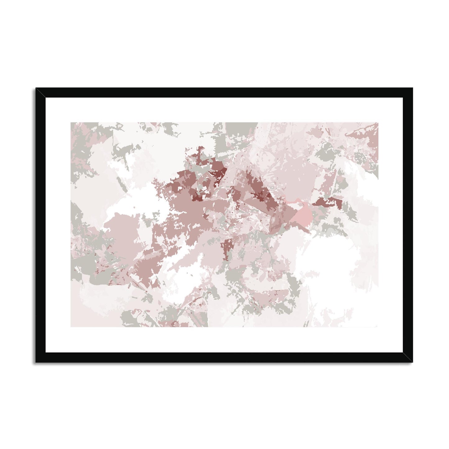 Framed Graphic Art Print, fph-1193-7698, 28"x20", Black Frame