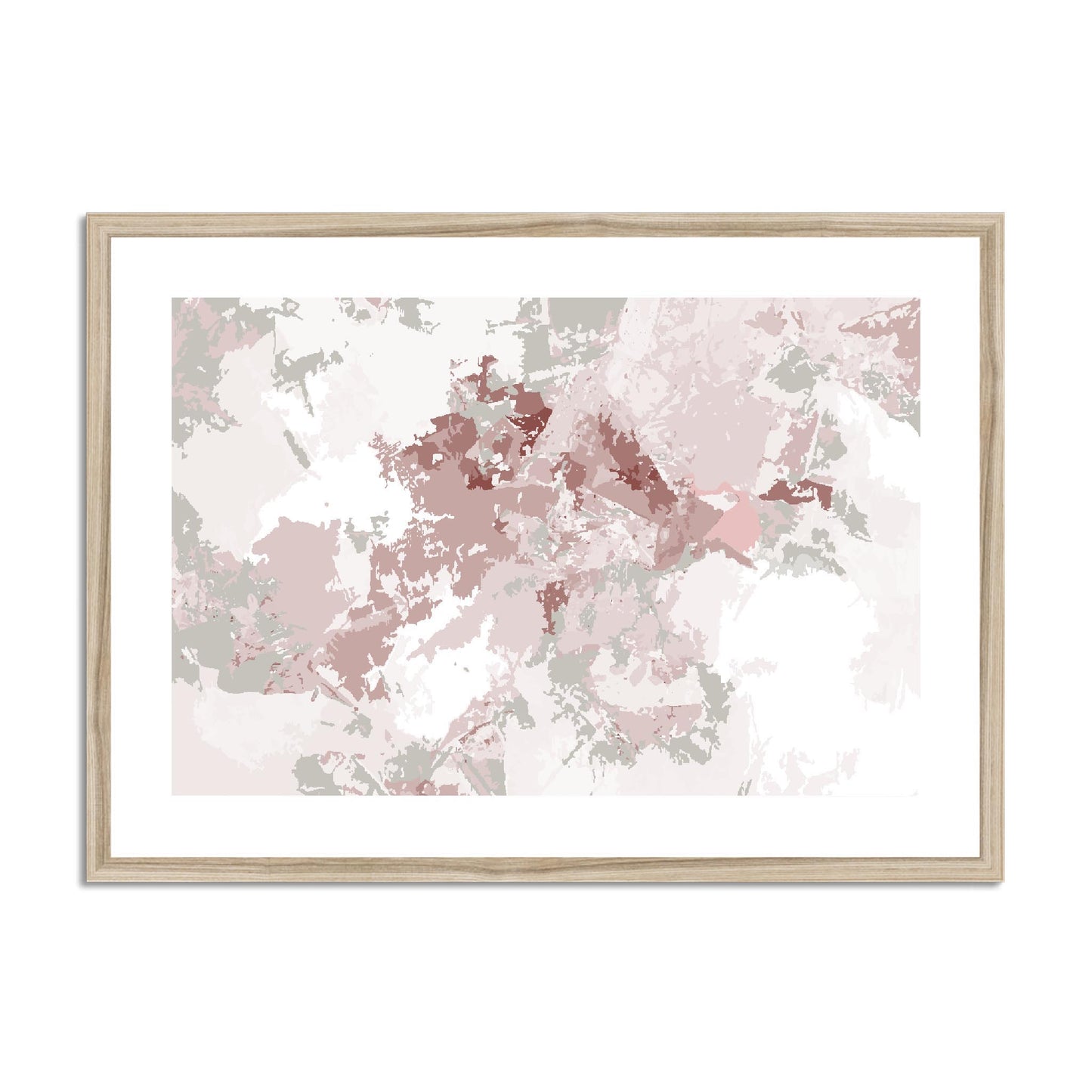 Framed Graphic Art Print, fph-1193-7698, 28"x20", Natural Frame