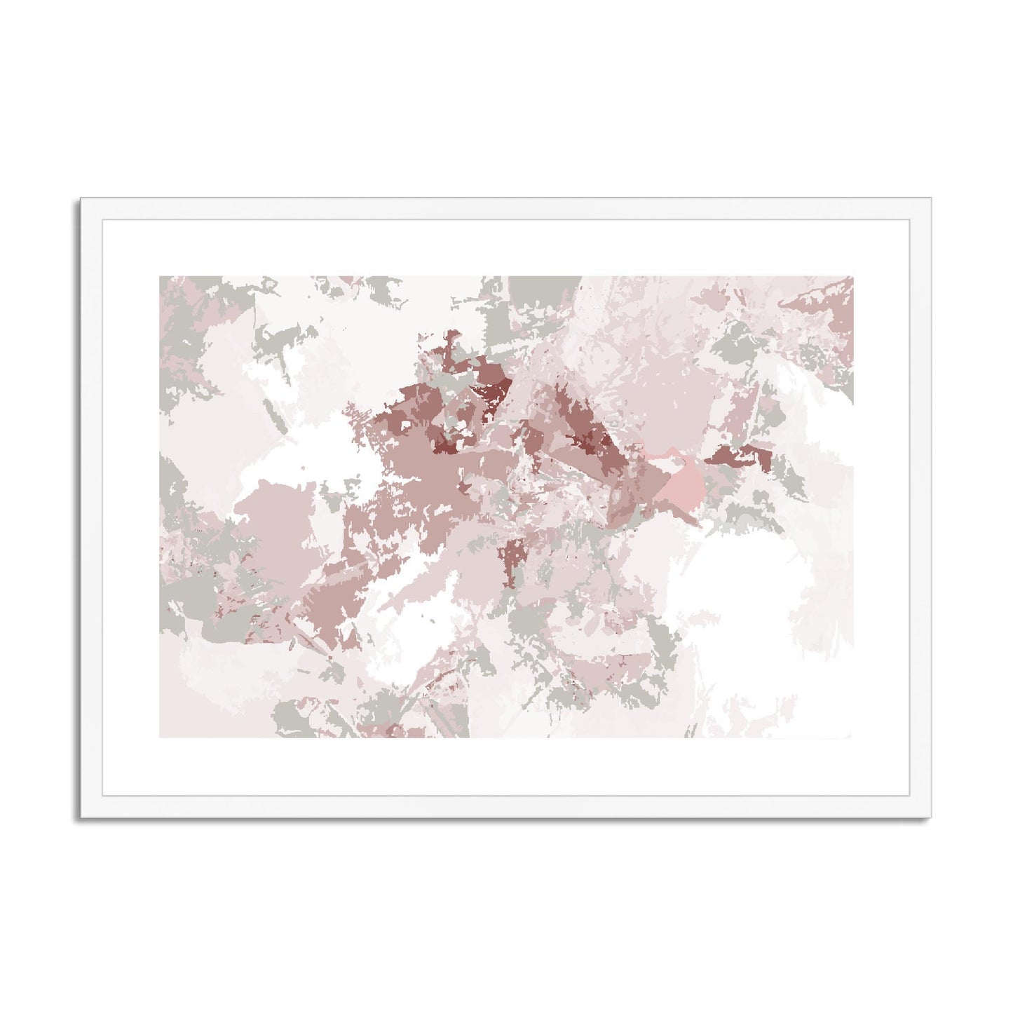 Framed Graphic Art Print, fph-1193-7698, 28"x20", White Frame