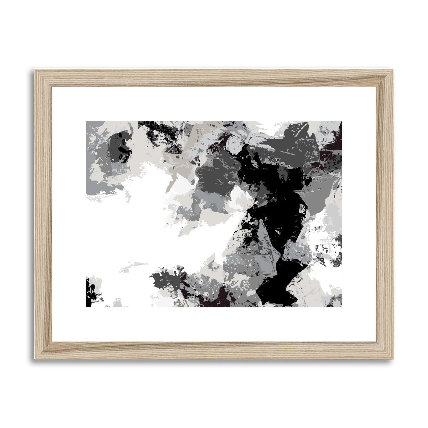 Framed Graphic Art Print, fph-1200-7692, 14"x11", Natural Frame