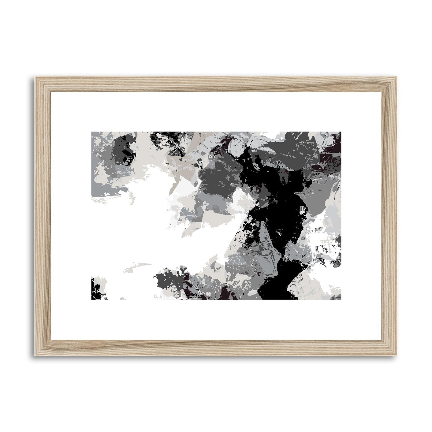 Framed Graphic Art Print, fph-1200-7692, 16"x12", Natural Frame