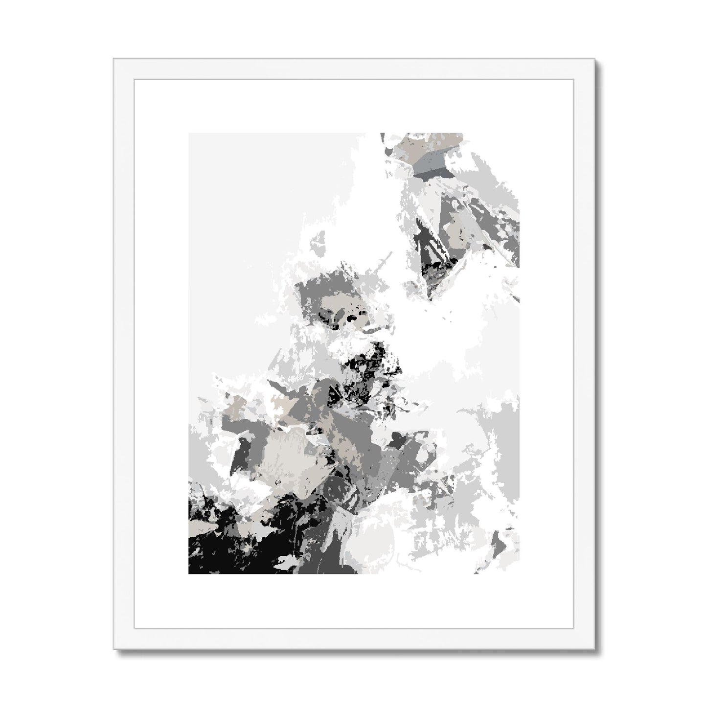 Framed Graphic Art Print, fpv-1200-7694, 16"x20", White Frame
