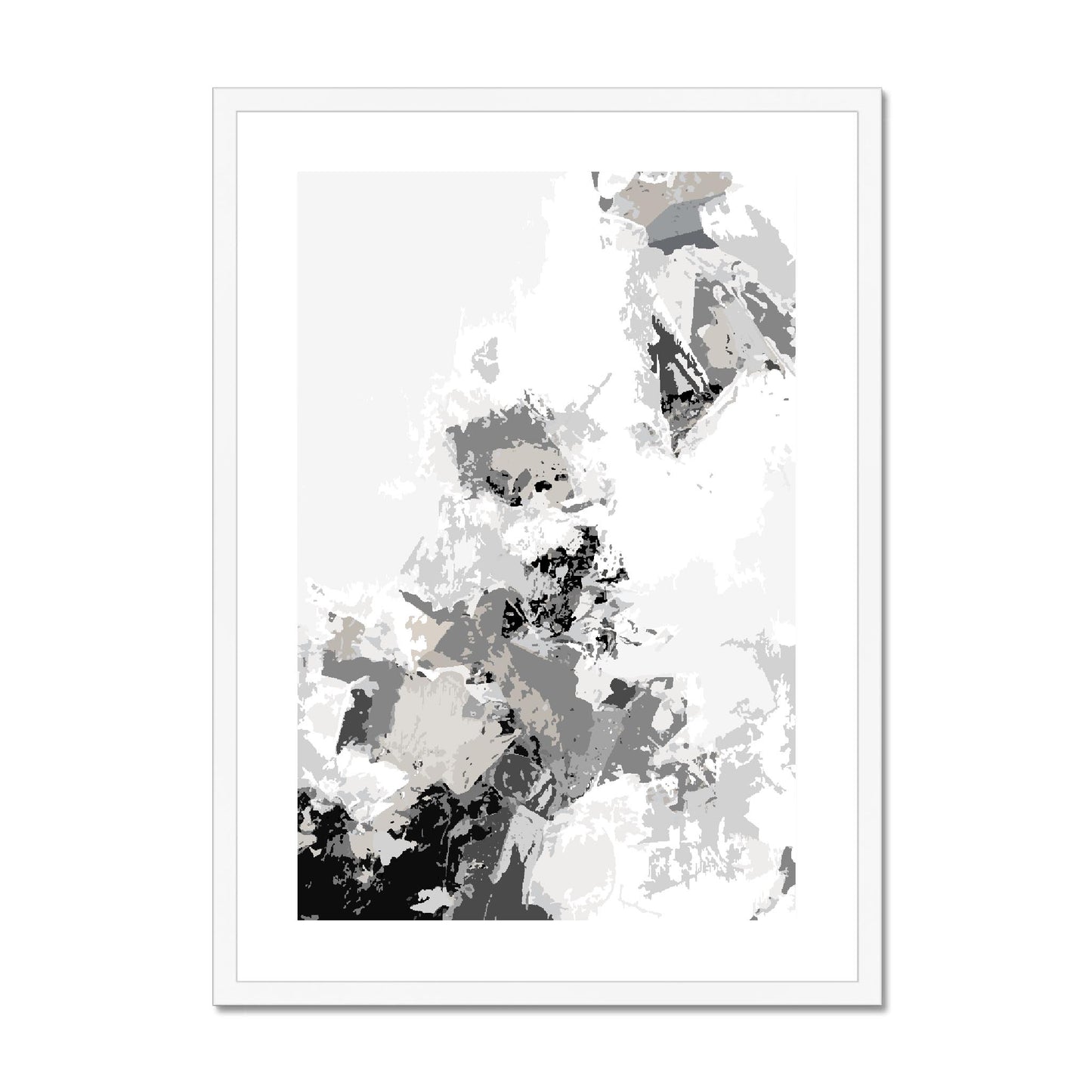 Framed Graphic Art Print, fpv-1200-7694, 20"x28", White Frame