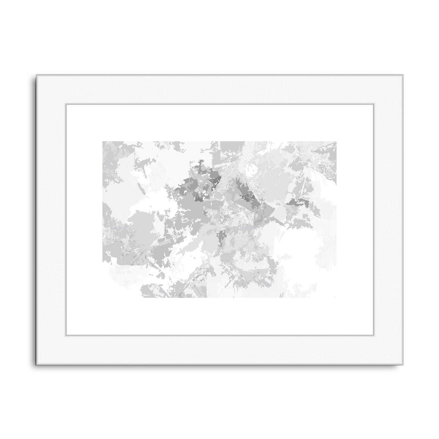 Framed Graphic Art Print, fph-1200-7698, 8"x6", White Frame