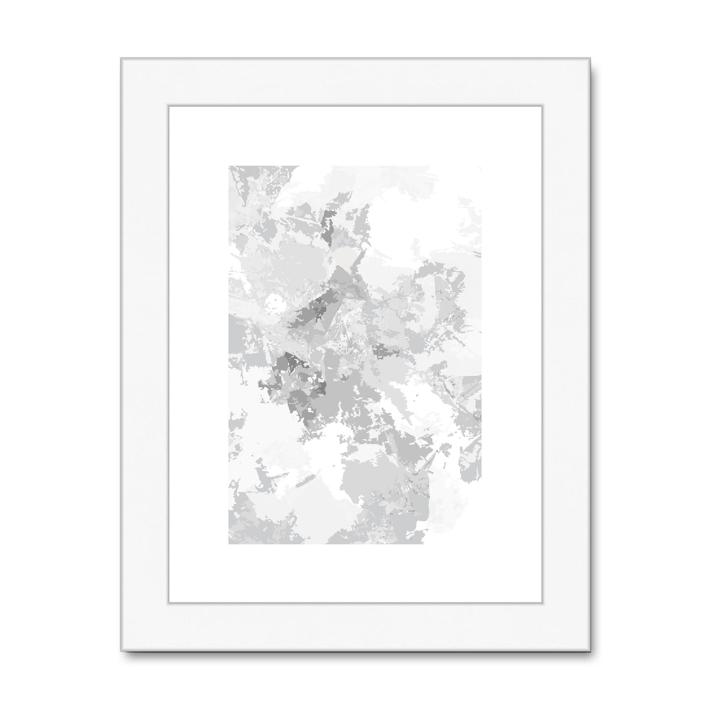 Framed Graphic Art Print, fpv-1200-7698, 6"x8", White Frame