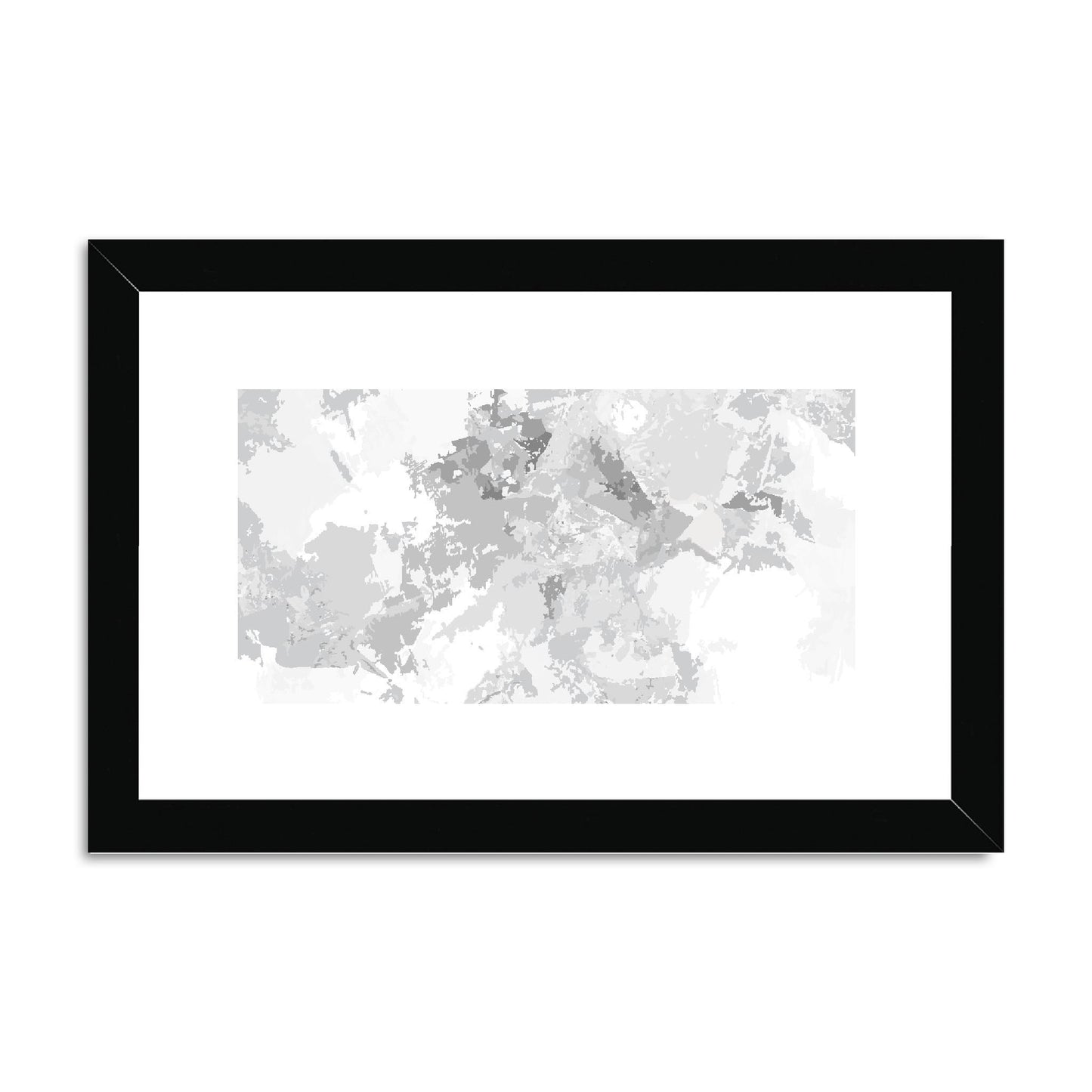 Framed Graphic Art Print, fph-1200-7698, 12"x8", Black Frame