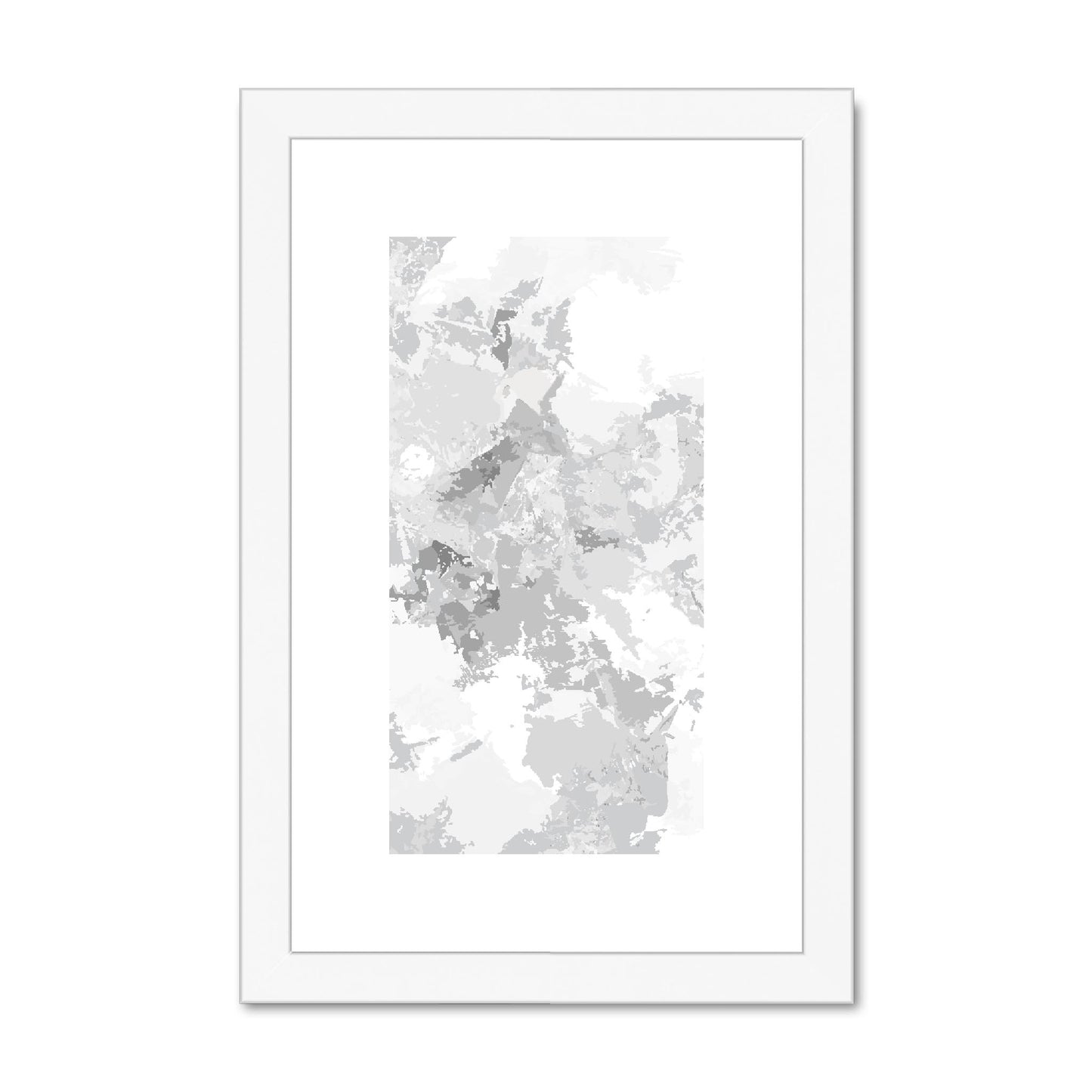 Framed Graphic Art Print, fpv-1200-7698, 8"x12", White Frame