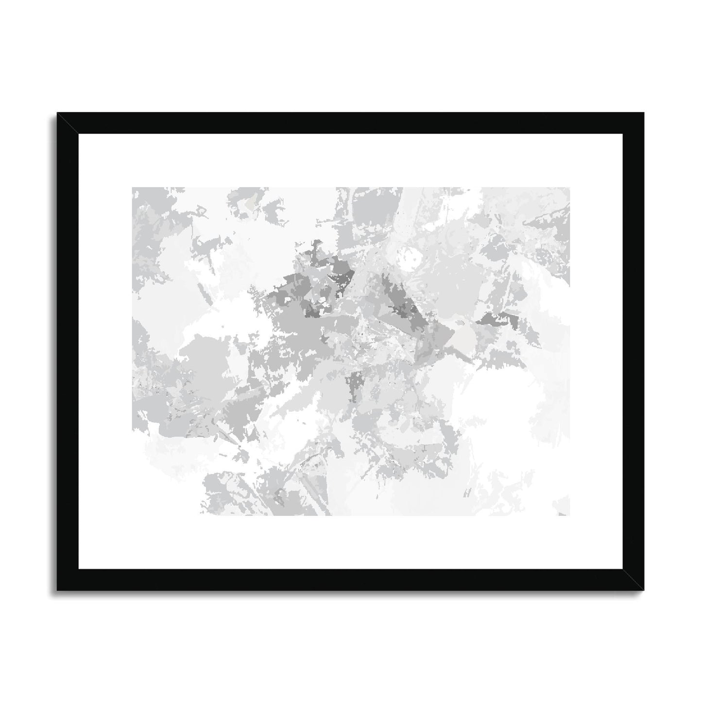 Framed Graphic Art Print, fph-1200-7698, 20"x16", Black Frame