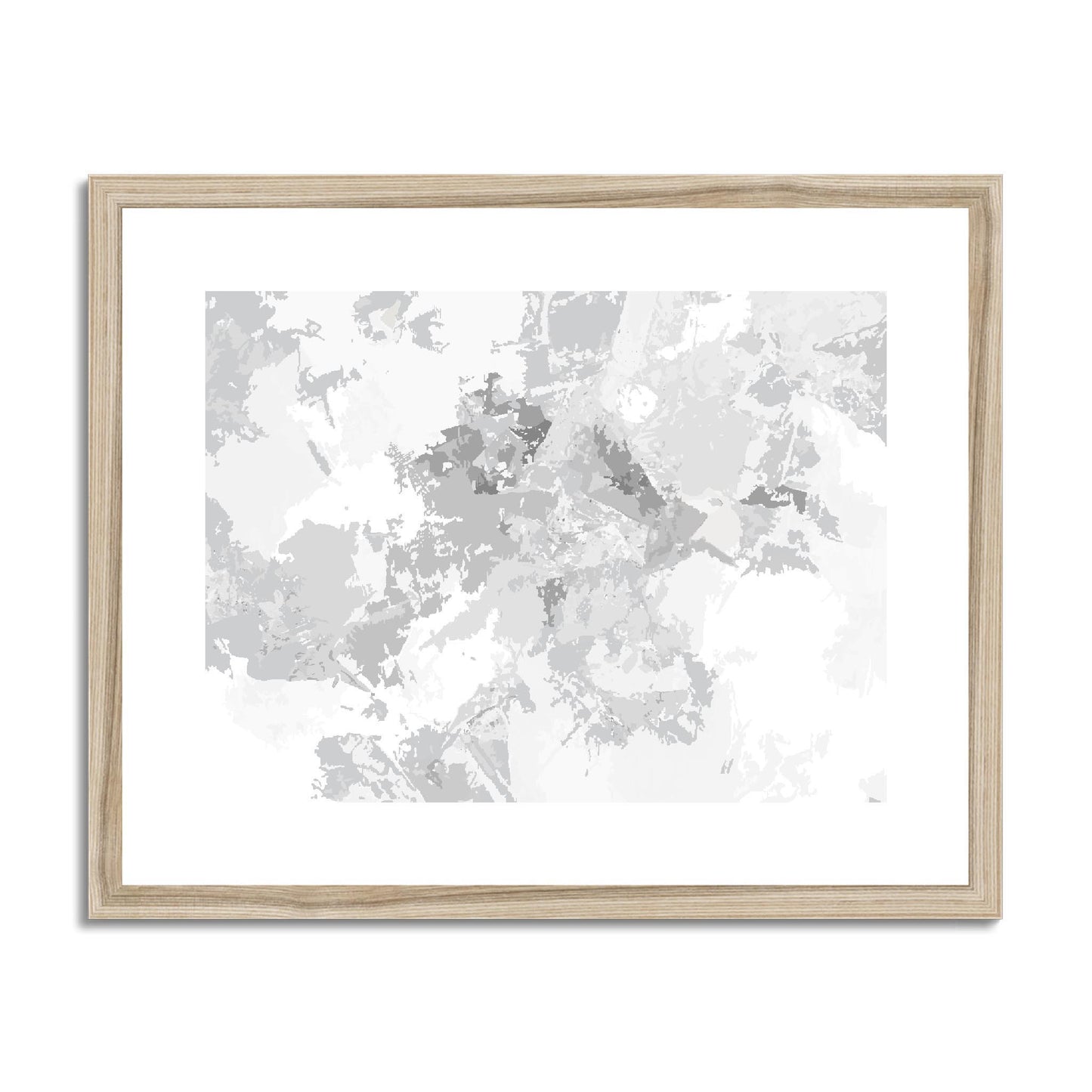 Framed Graphic Art Print, fph-1200-7698, 20"x16", Natural Frame