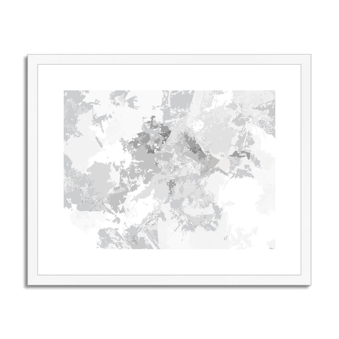 Framed Graphic Art Print, fph-1200-7698, 20"x16", White Frame