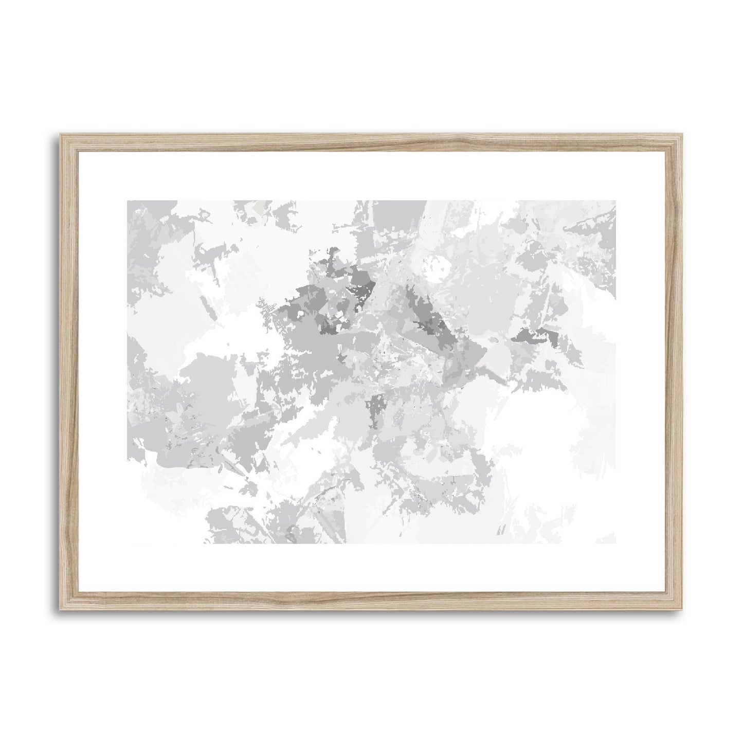 Framed Graphic Art Print, fph-1200-7698, 24"x18", Natural Frame