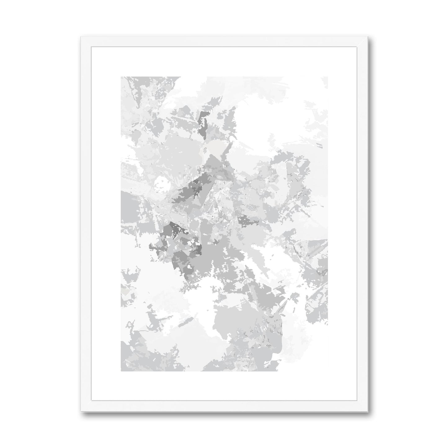 Framed Graphic Art Print, fpv-1200-7698, 18"x24", White Frame