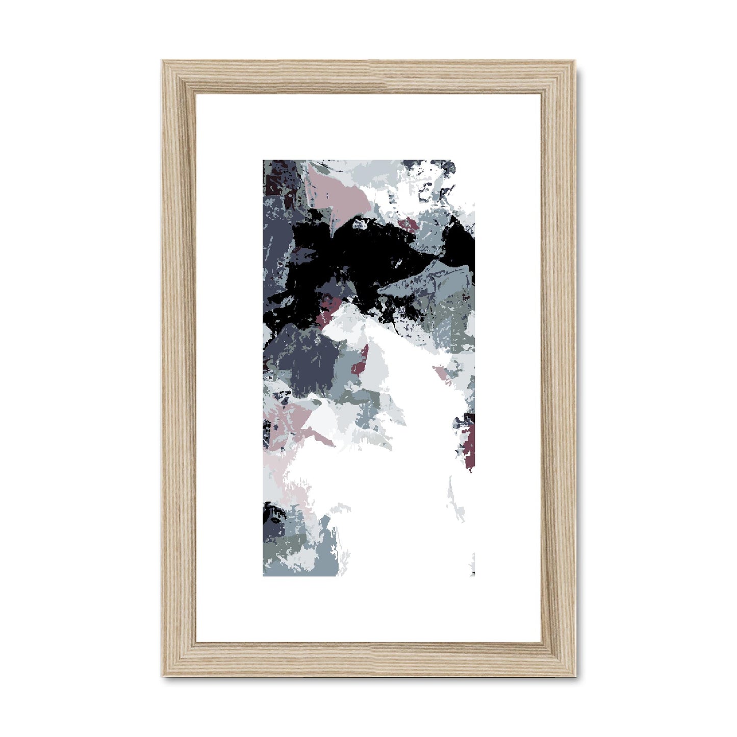 Framed Graphic Art Print, fpv-1210-7692, 8"x12", Natural Frame