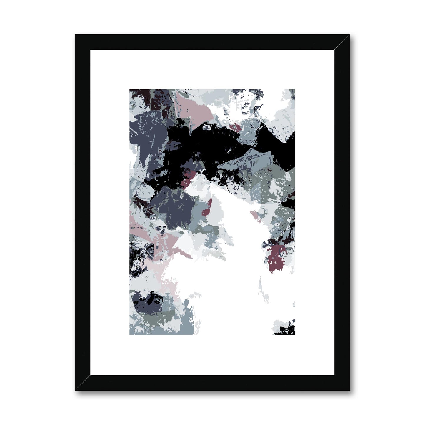 Framed Graphic Art Print, fpv-1210-7692, 12"x16", Black Frame