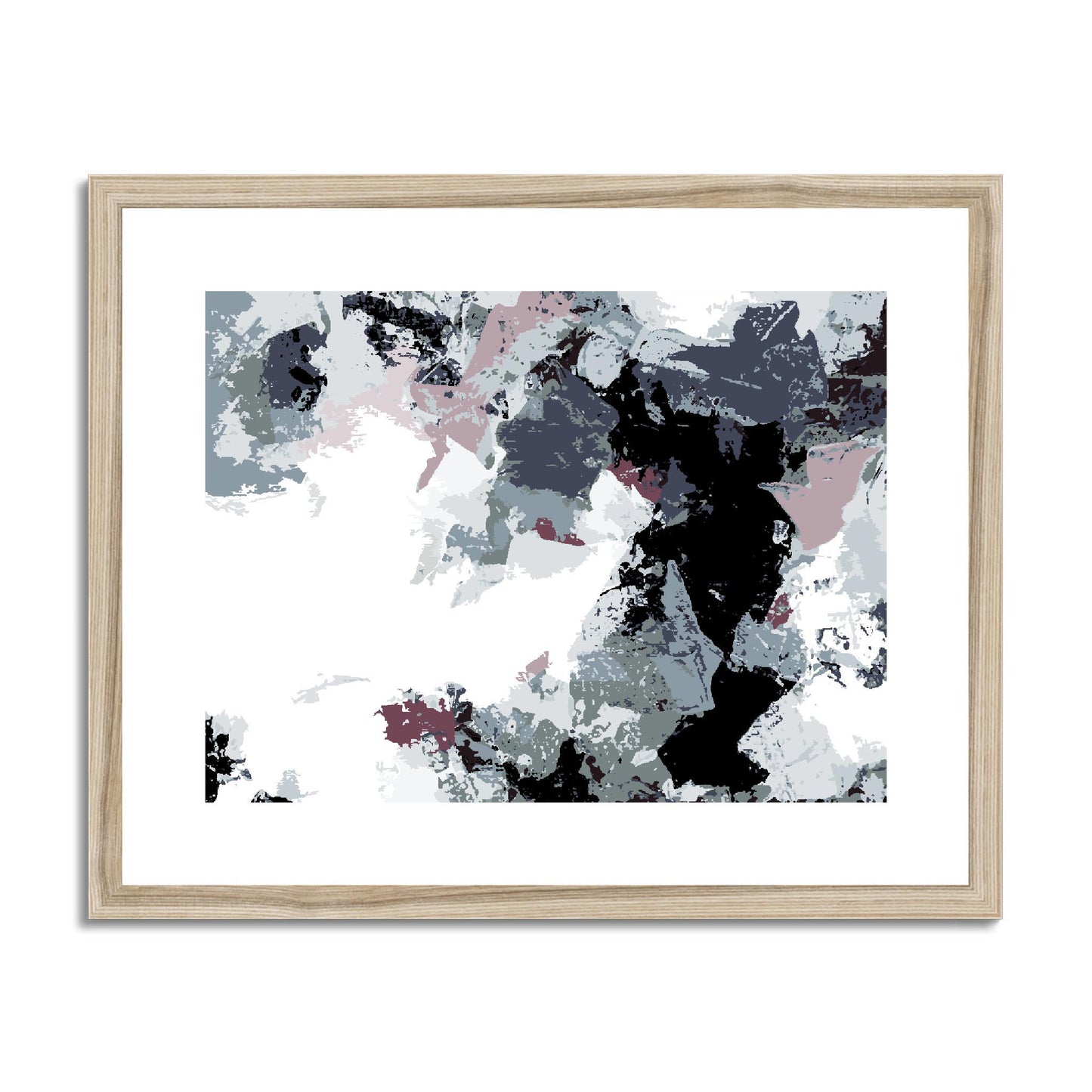 Framed Graphic Art Print, fph-1210-7692, 20"x16", Natural Frame