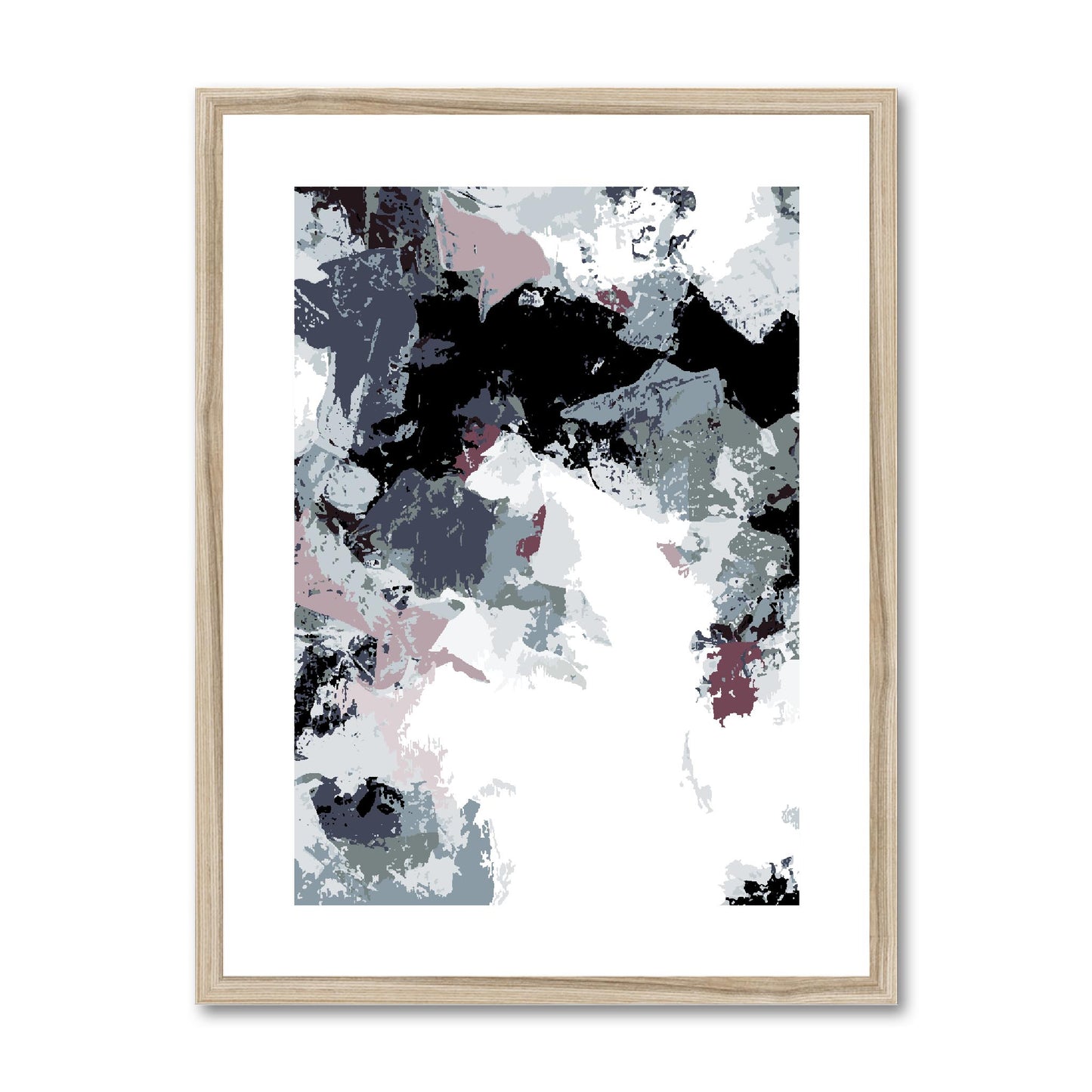 Framed Graphic Art Print, fpv-1210-7692, 18"x24", Natural Frame