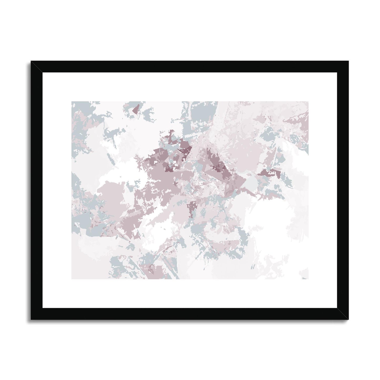 Framed Graphic Art Print, fph-1210-7698, 20"x16", Black Frame