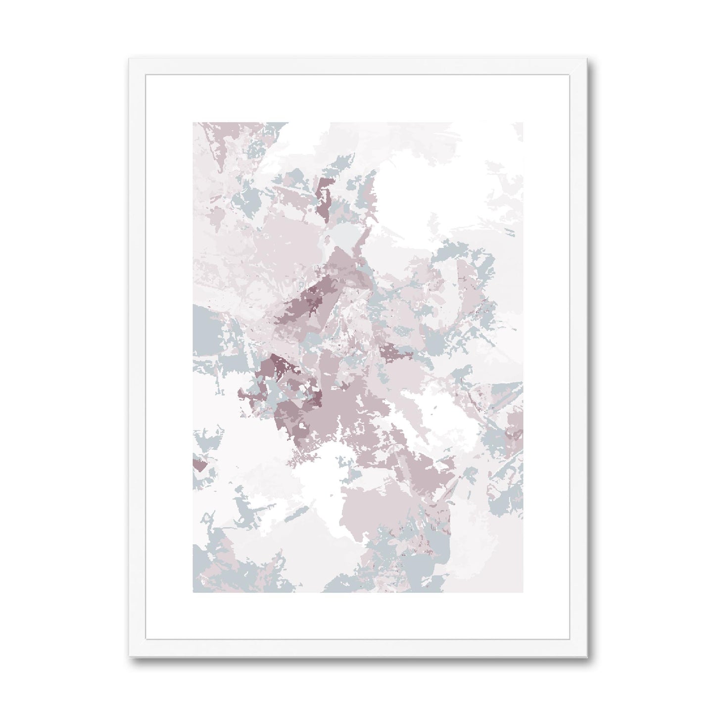 Framed Graphic Art Print, fpv-1210-7698, 18"x24", White Frame