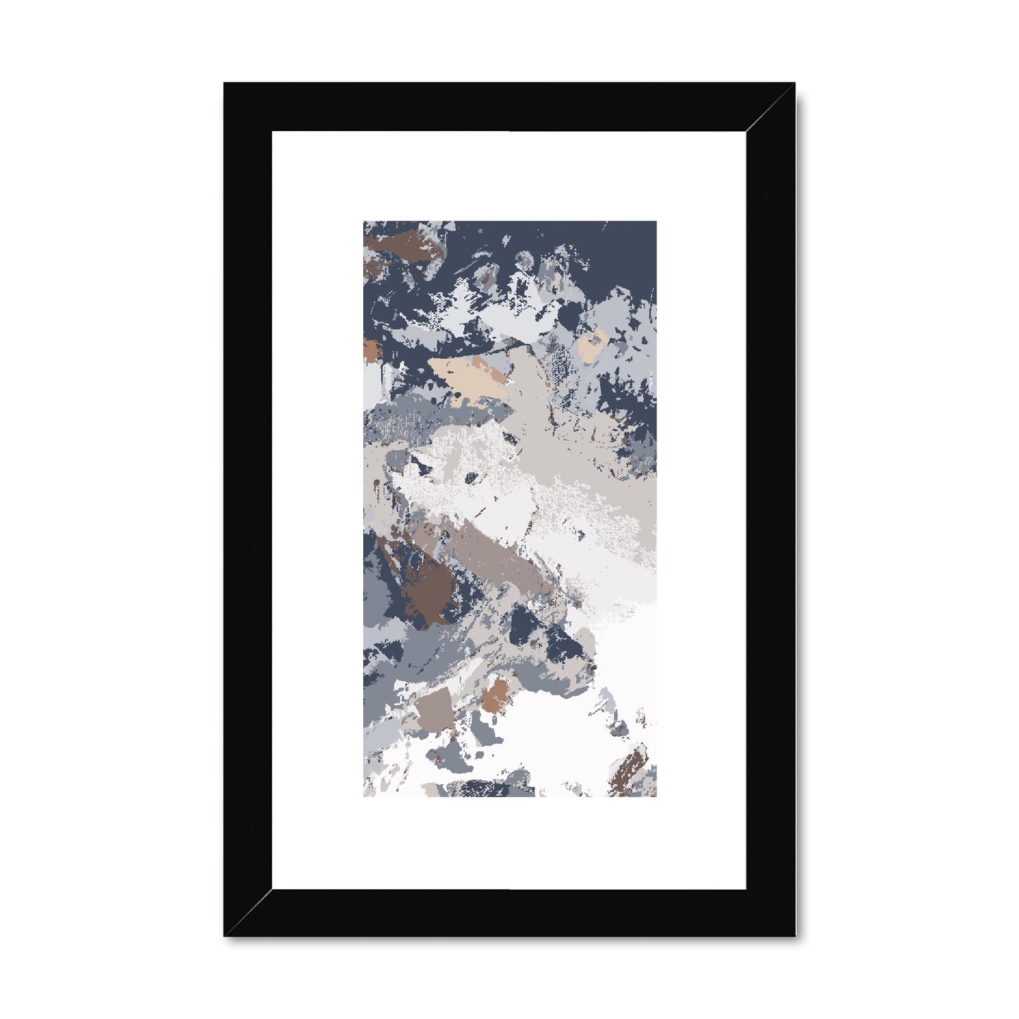Framed Graphic Art Print, fpv-1220-7689, 8"x12", Black Frame
