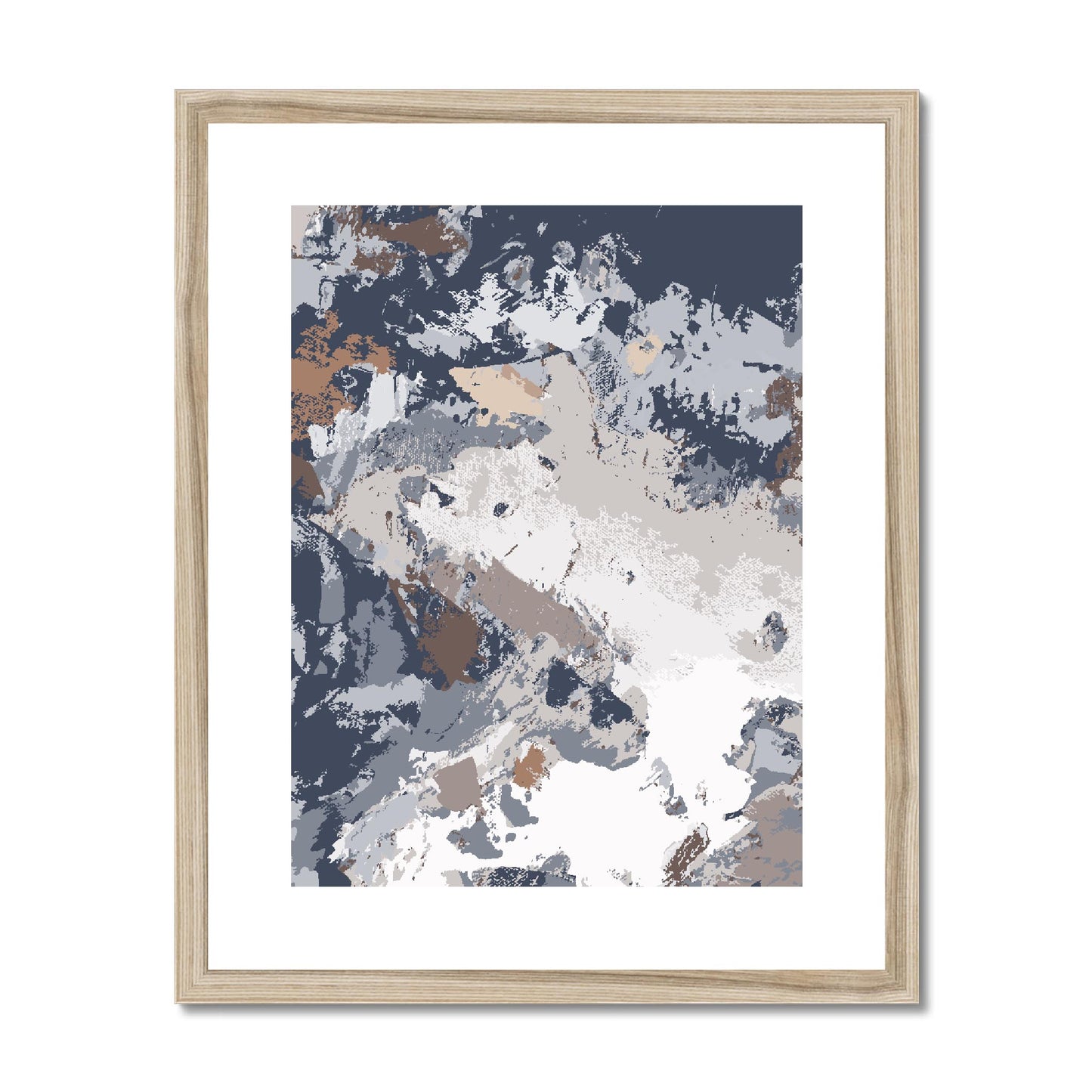 Framed Graphic Art Print, fpv-1220-7689, 16"x20", Natural Frame