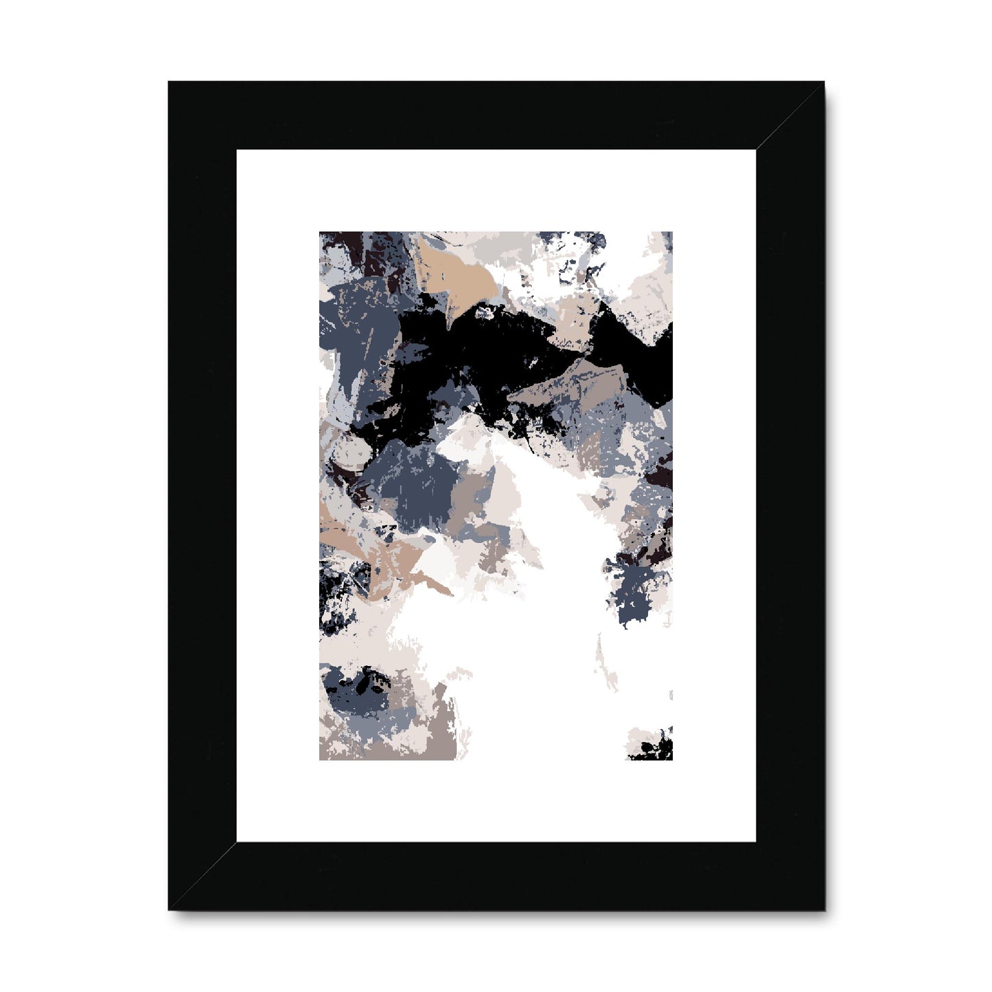 Framed Graphic Art Print, fpv-1220-7692, 6"x8", Black Frame