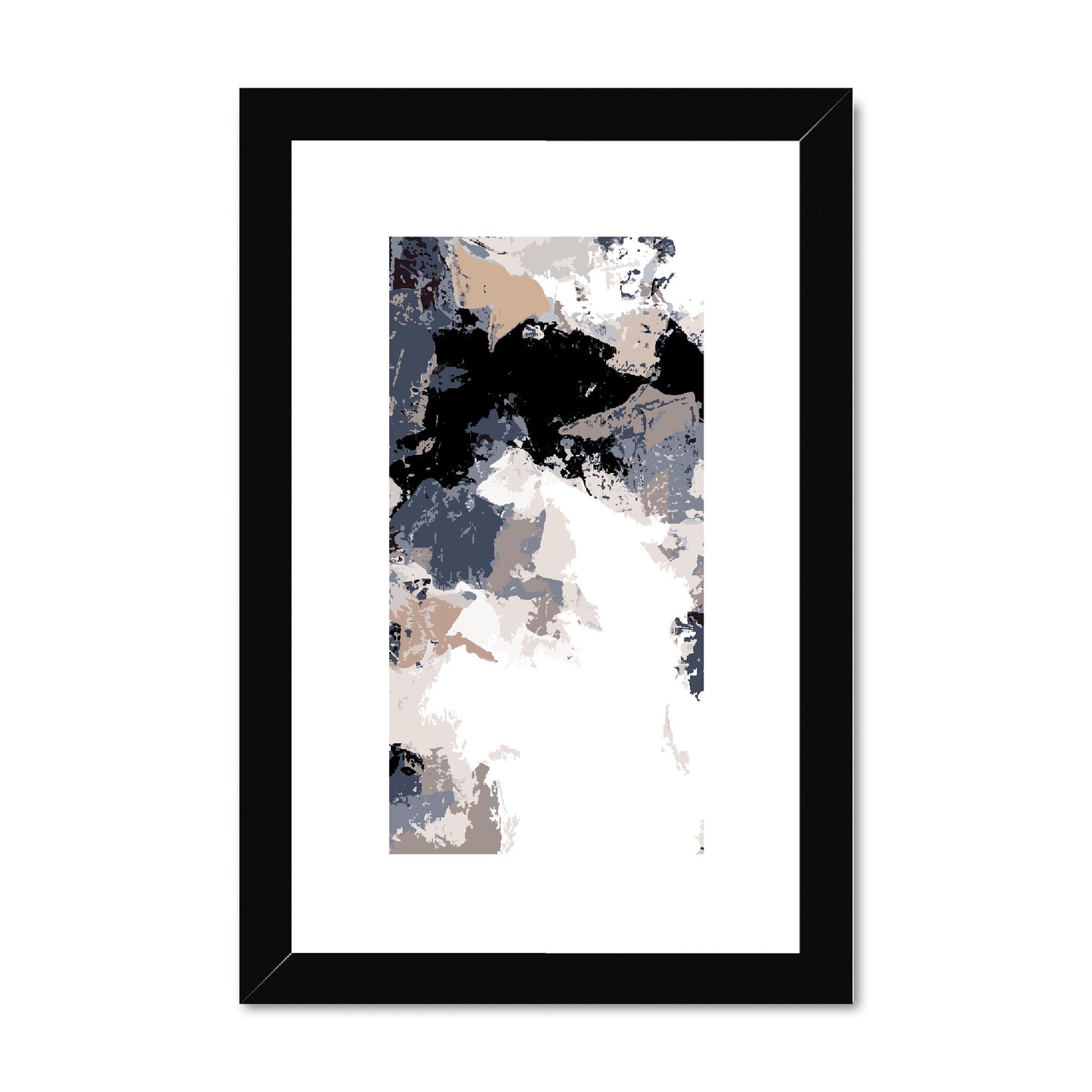 Framed Graphic Art Print, fpv-1220-7692, 8"x12", Black Frame