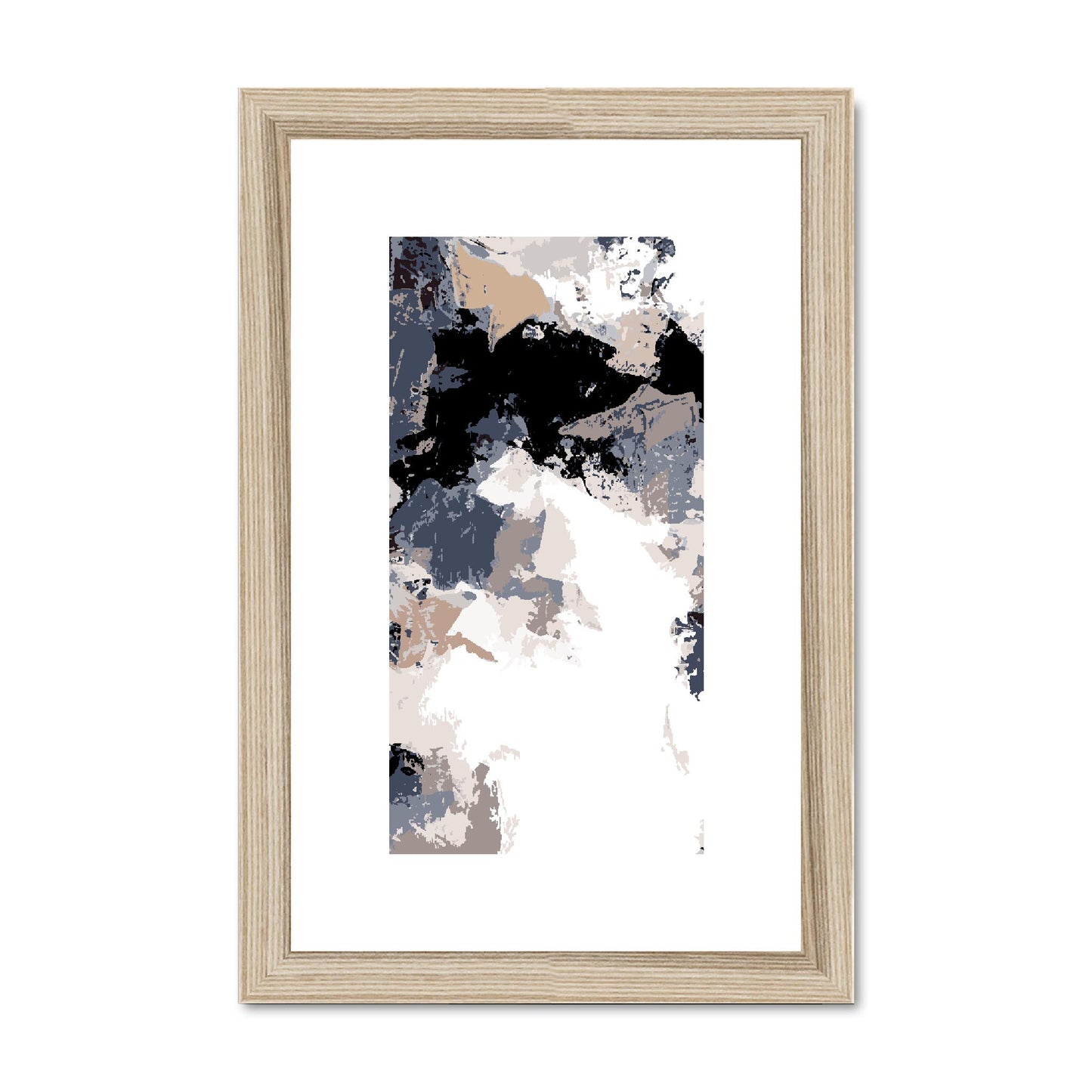 Framed Graphic Art Print, fpv-1220-7692, 8"x12", Natural Frame