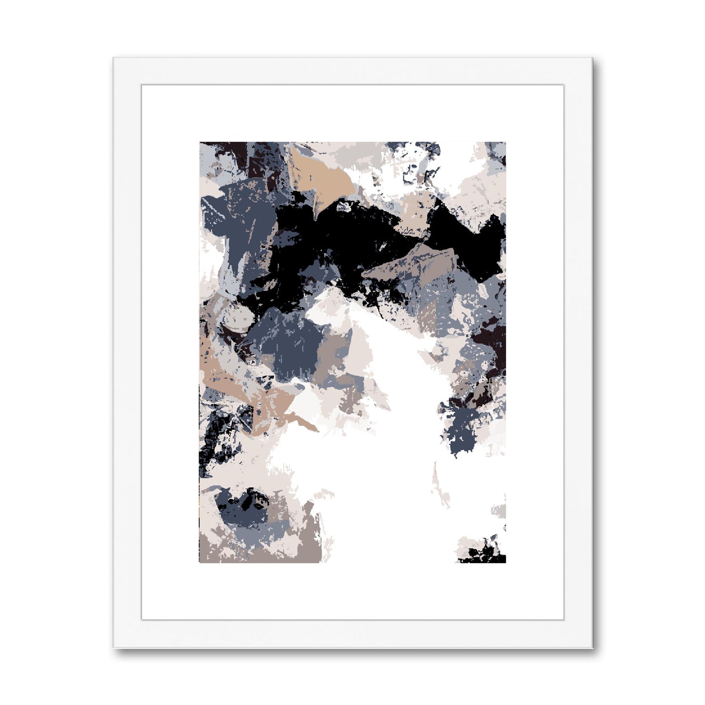 Framed Graphic Art Print, fpv-1220-7692, 11"x14", White Frame