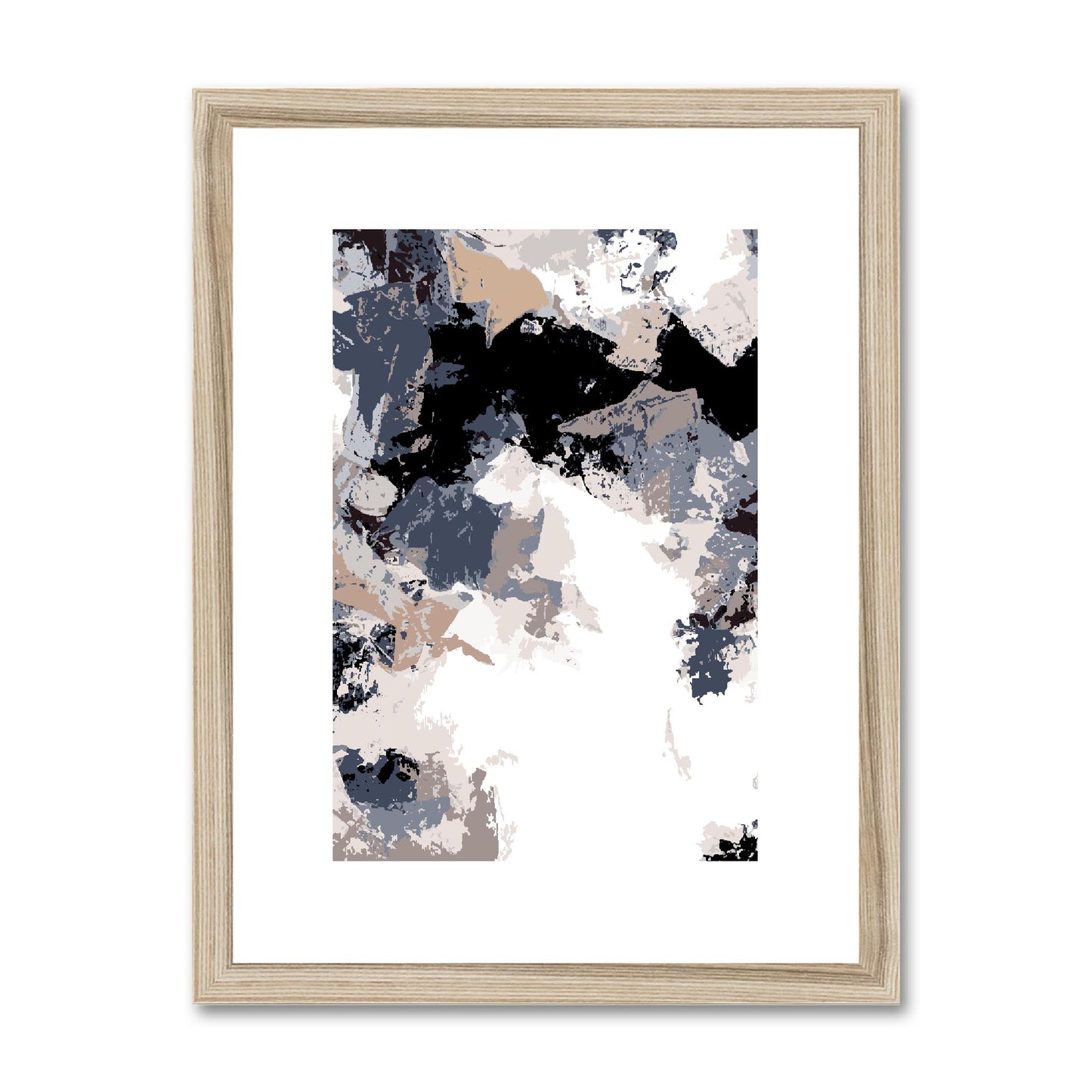 Framed Graphic Art Print, fpv-1220-7692, 12"x16", Natural Frame