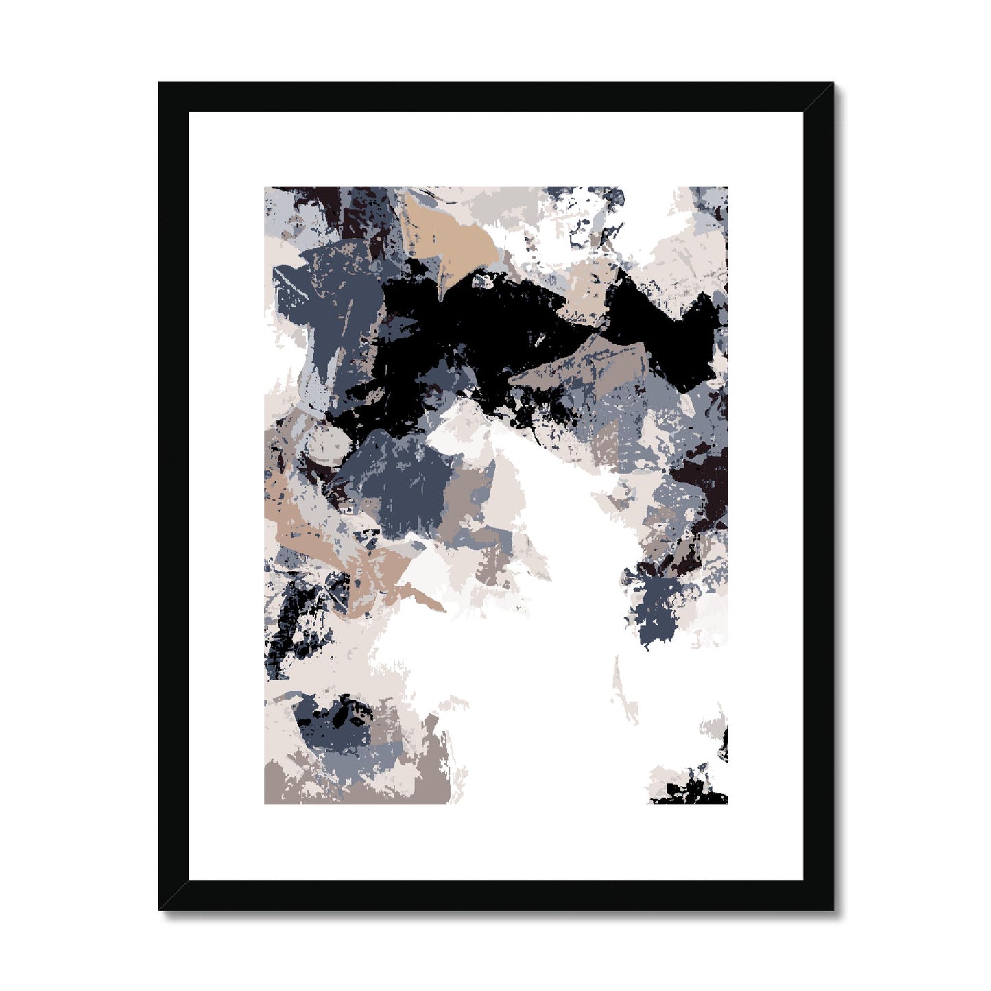 Framed Graphic Art Print, fpv-1220-7692, 16"x20", Black Frame