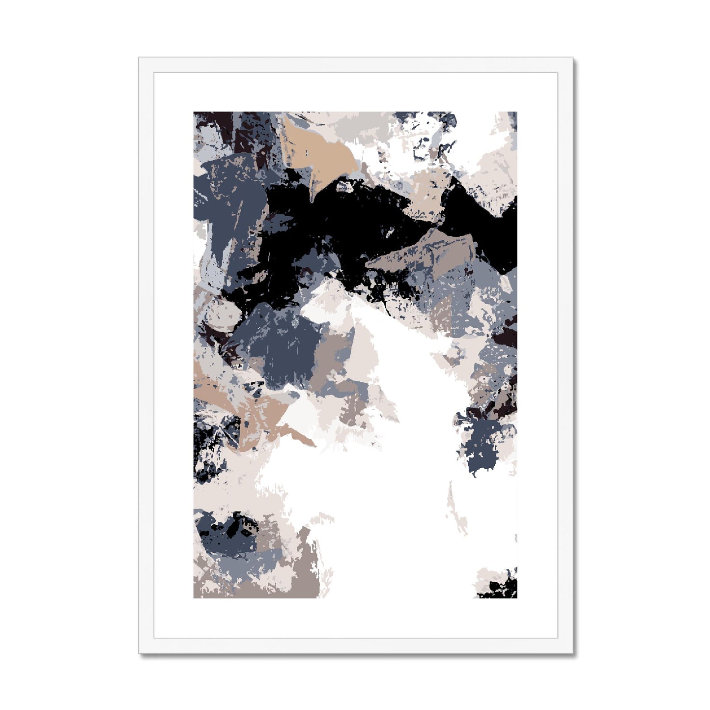 Framed Graphic Art Print, fpv-1220-7692, 20"x28", White Frame