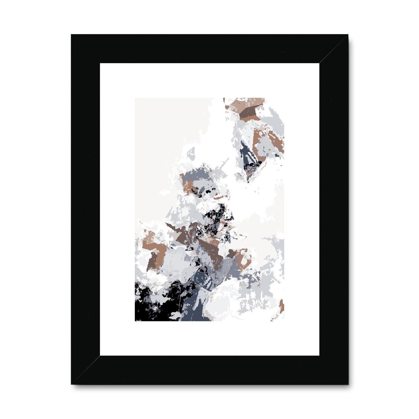 Framed Graphic Art Print, fpv-1220-7694, 6"x8", Black Frame